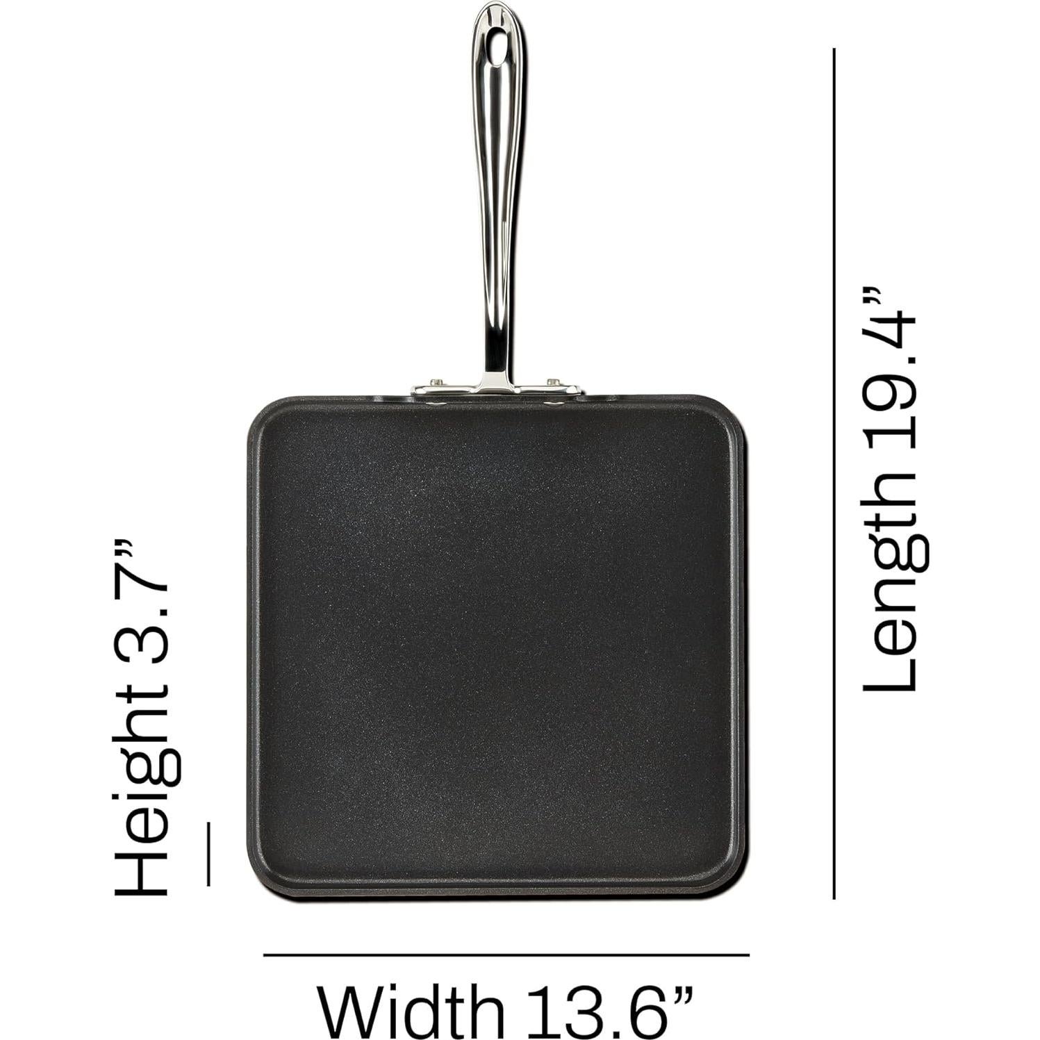 Sartén Cuadrada Antiadherente All-Clad HA1 28 cm Negro