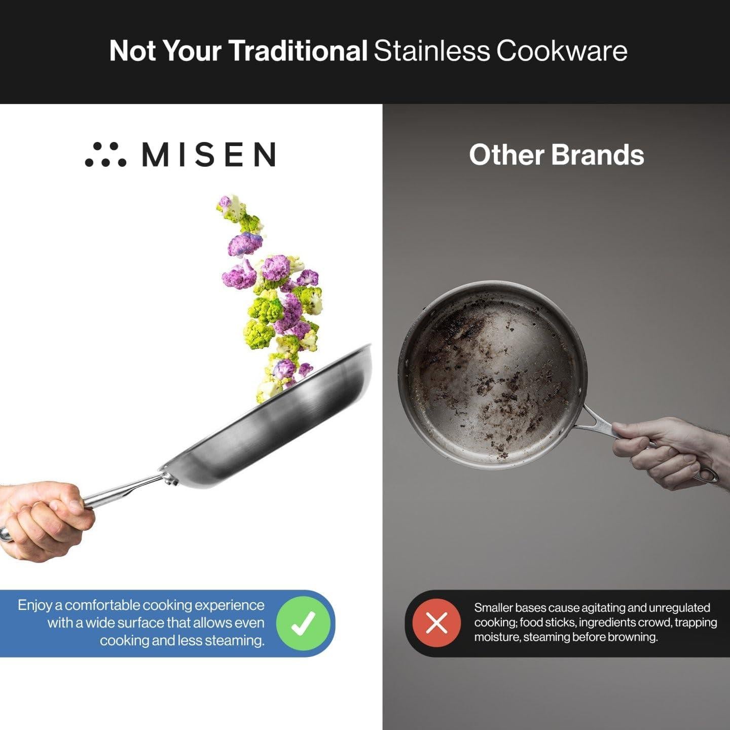 Juego de Utensilios de Cocina Misen Acero Inoxidable 5 Piezas