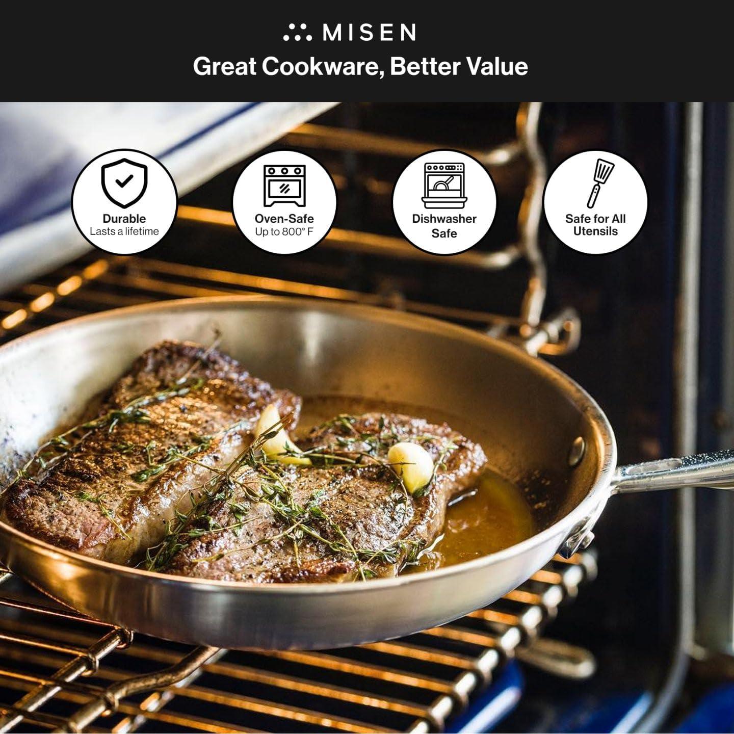 Juego de Utensilios de Cocina Misen Acero Inoxidable 5 Piezas