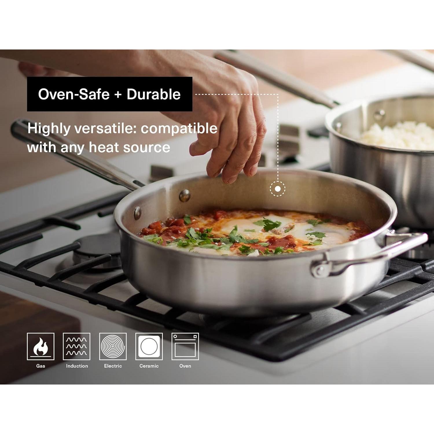 Juego de Utensilios de Cocina Misen Acero Inoxidable 5 Piezas