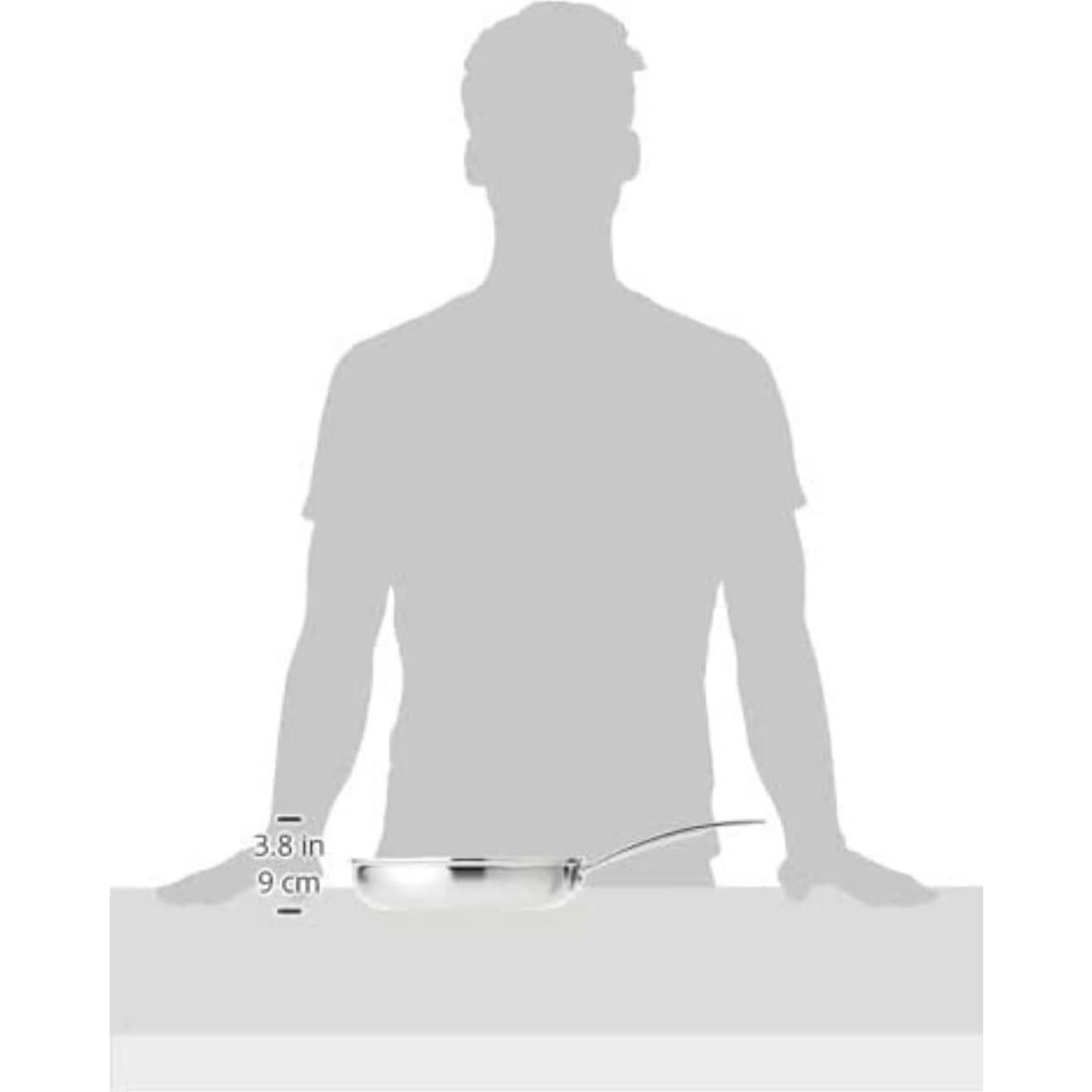 Sartén Abierto Cuisinart MultiClad Pro 10 Pulgadas Acero Inoxidable