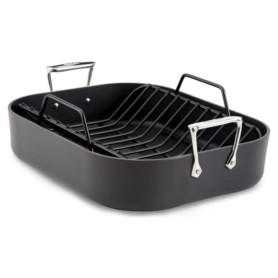 Asador All-Clad HA1 Antiadherente 33x41 cm Negro
