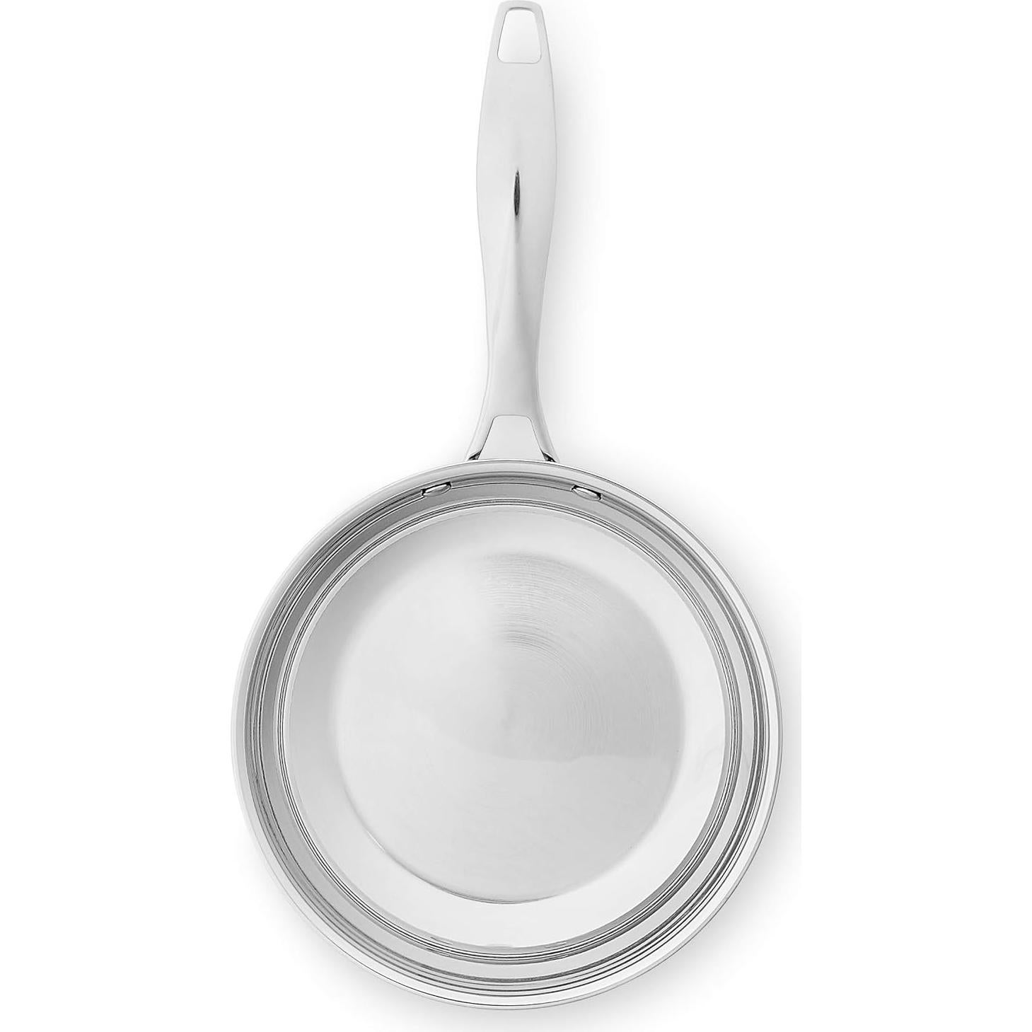 Juego de Sartenes de Acero Inoxidable Amazon Basics 20 y 25 cm