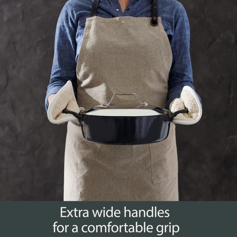 Sartén Cuadrada de Hierro Fundido All-Clad 28 cm con Trivet