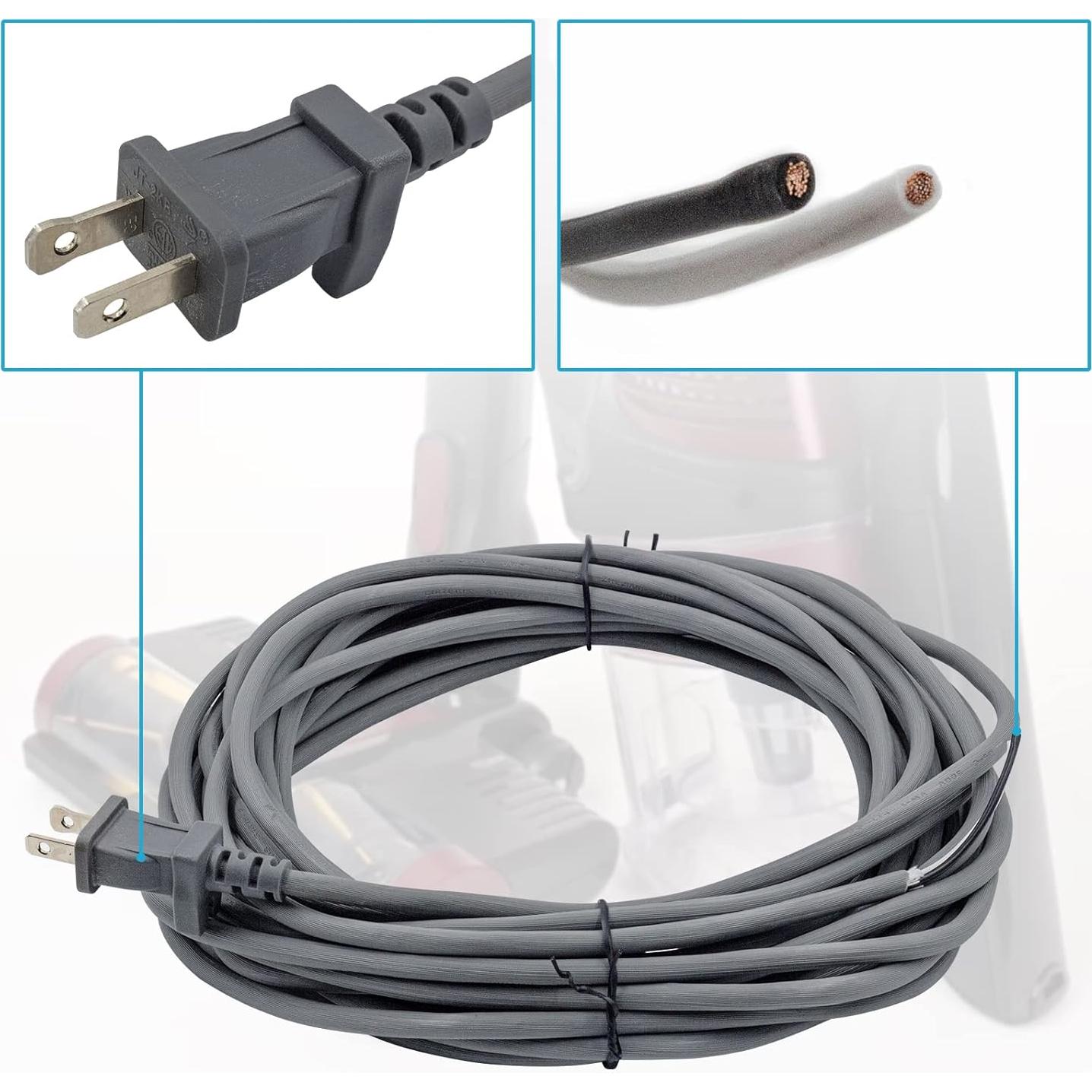 Cable de Alimentación Reemplazo Shark Navigator 10.97m