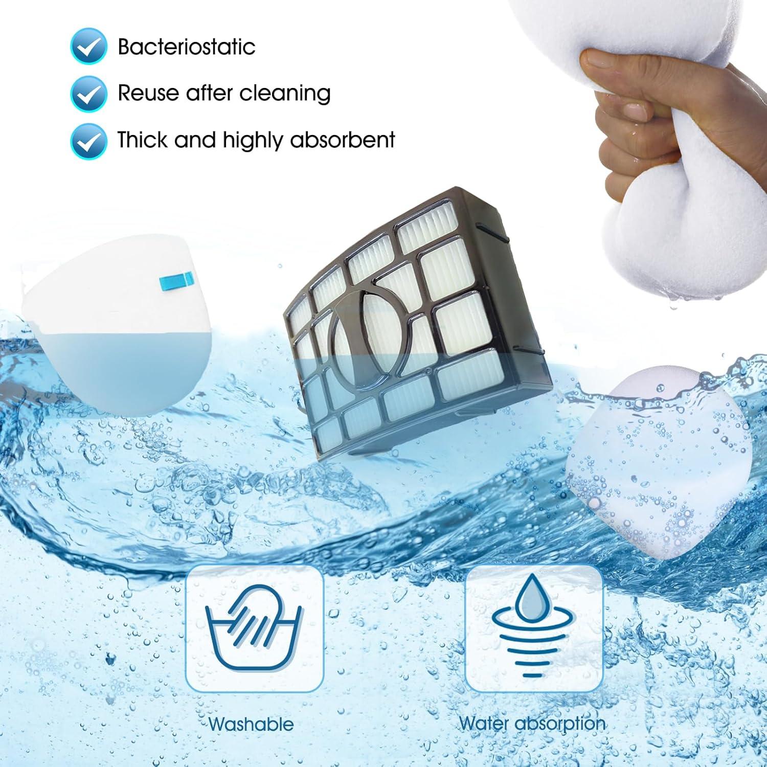 Filtro de Reemplazo Shark Navigator ZU561 ZU560 HEPA y Cepillo