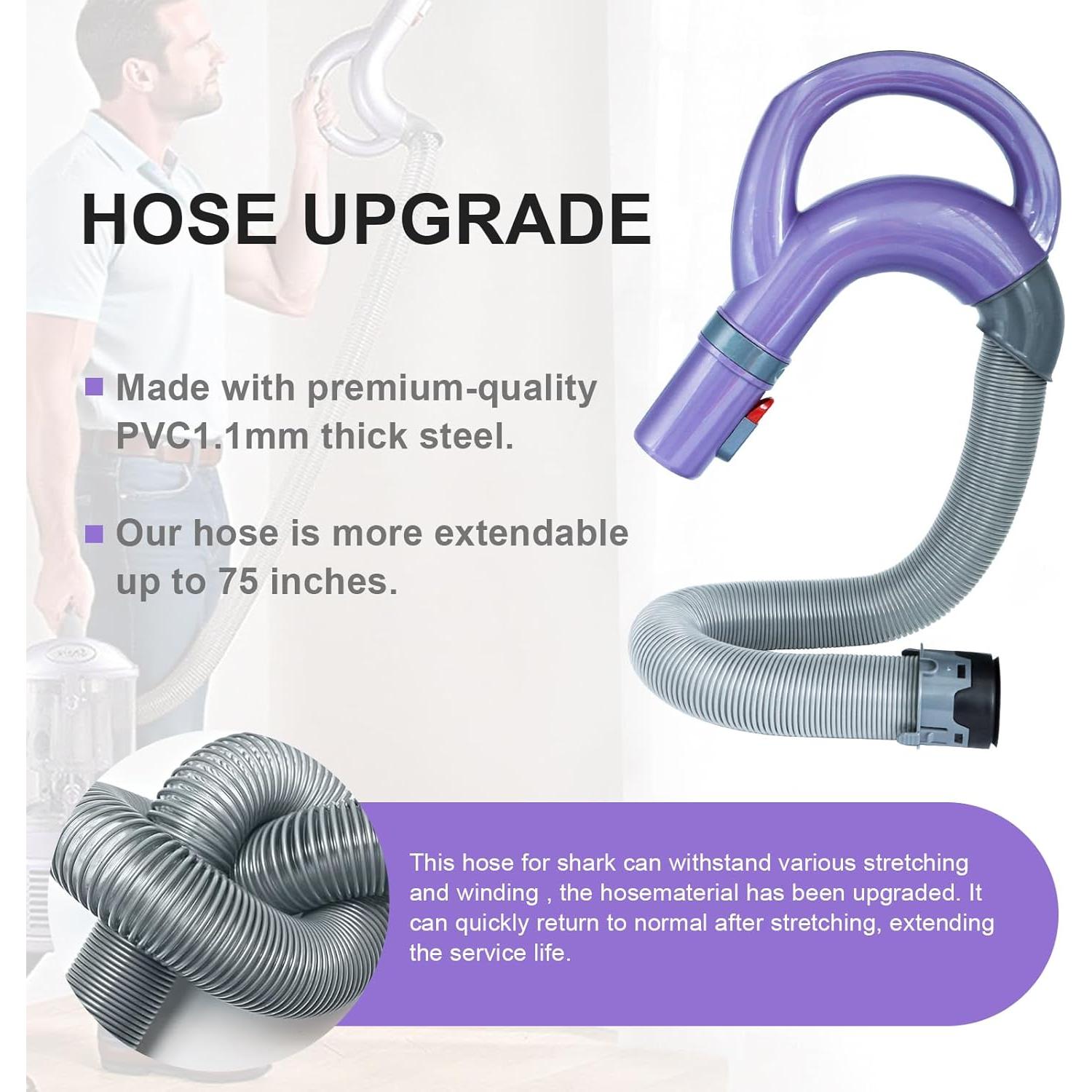 Mango de Manguera de Reemplazo Shark NV360 NV350 Púrpura