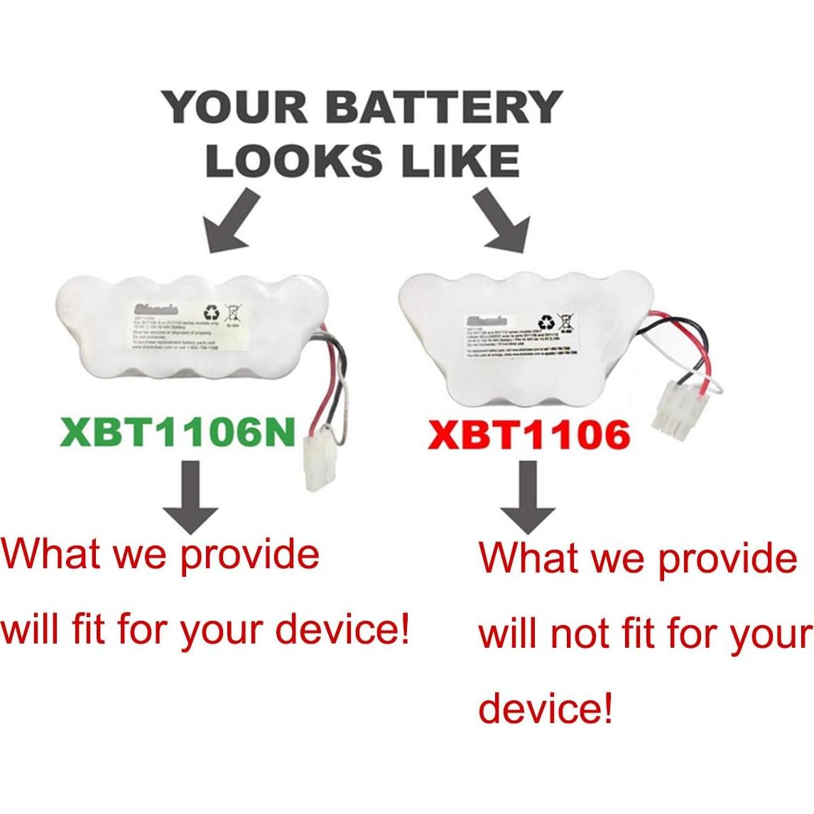 Batería GEILIENERGY 14.4V 2100mAh para aspiradora Shark