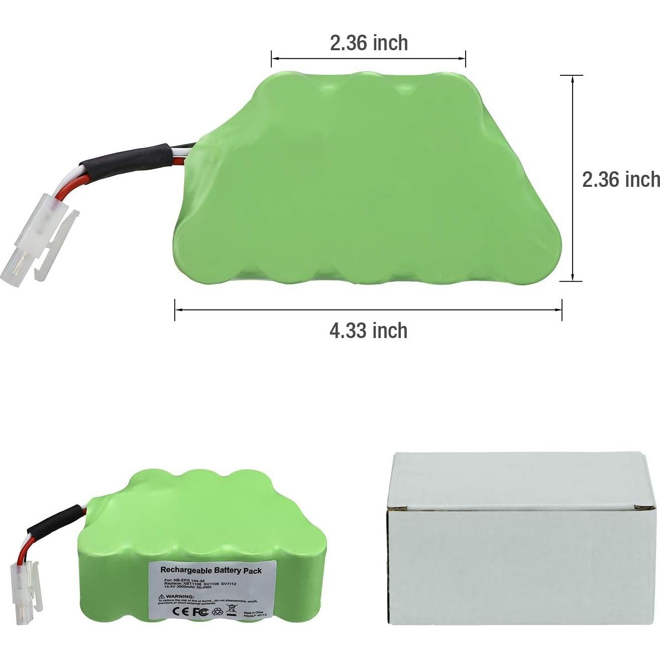 Batería Reemplazo 14.4V 3500mAh Dutyone para Aspiradora Shark