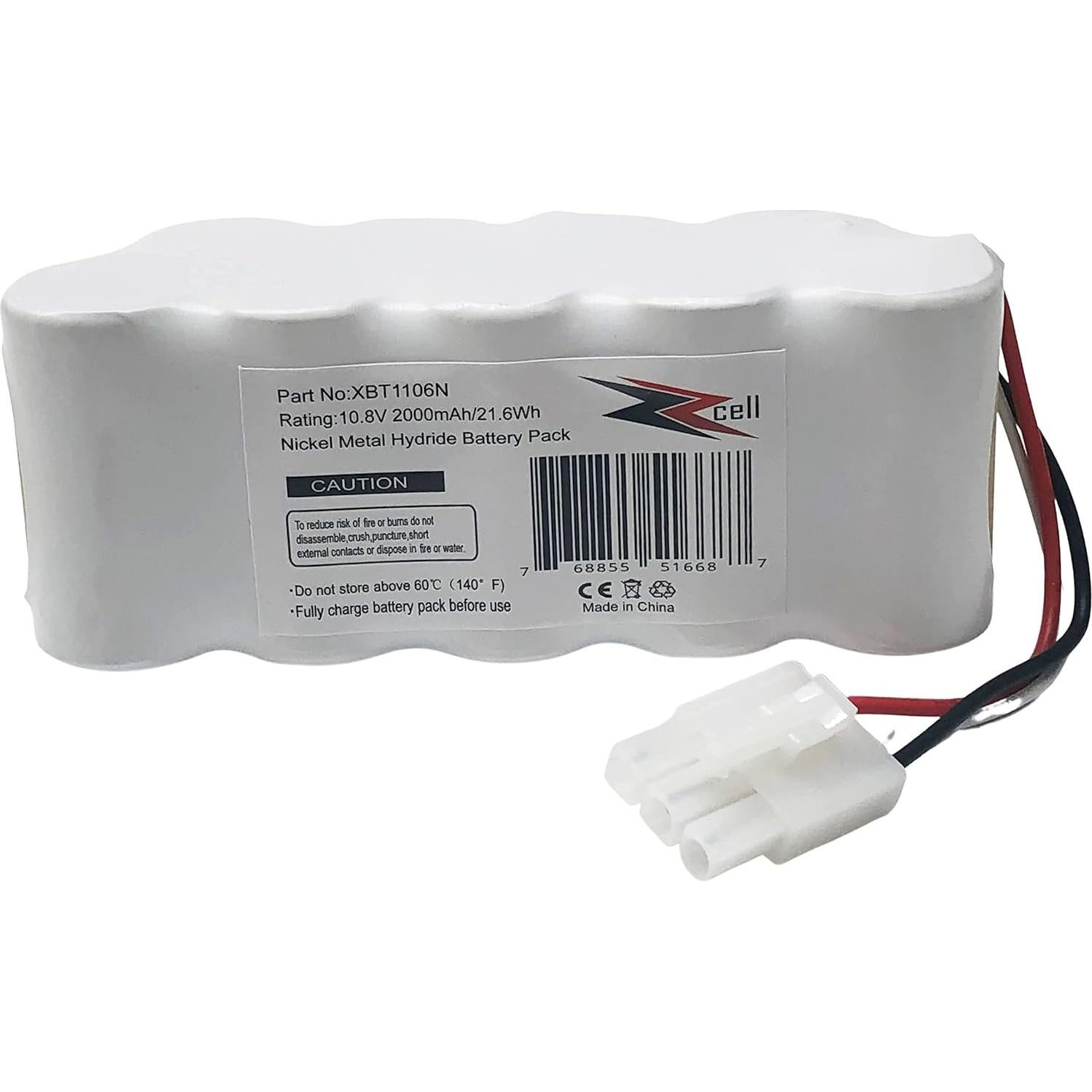 Batería Reemplazo Shark XBT1106N 10.8V 2000mAh Ni-MH