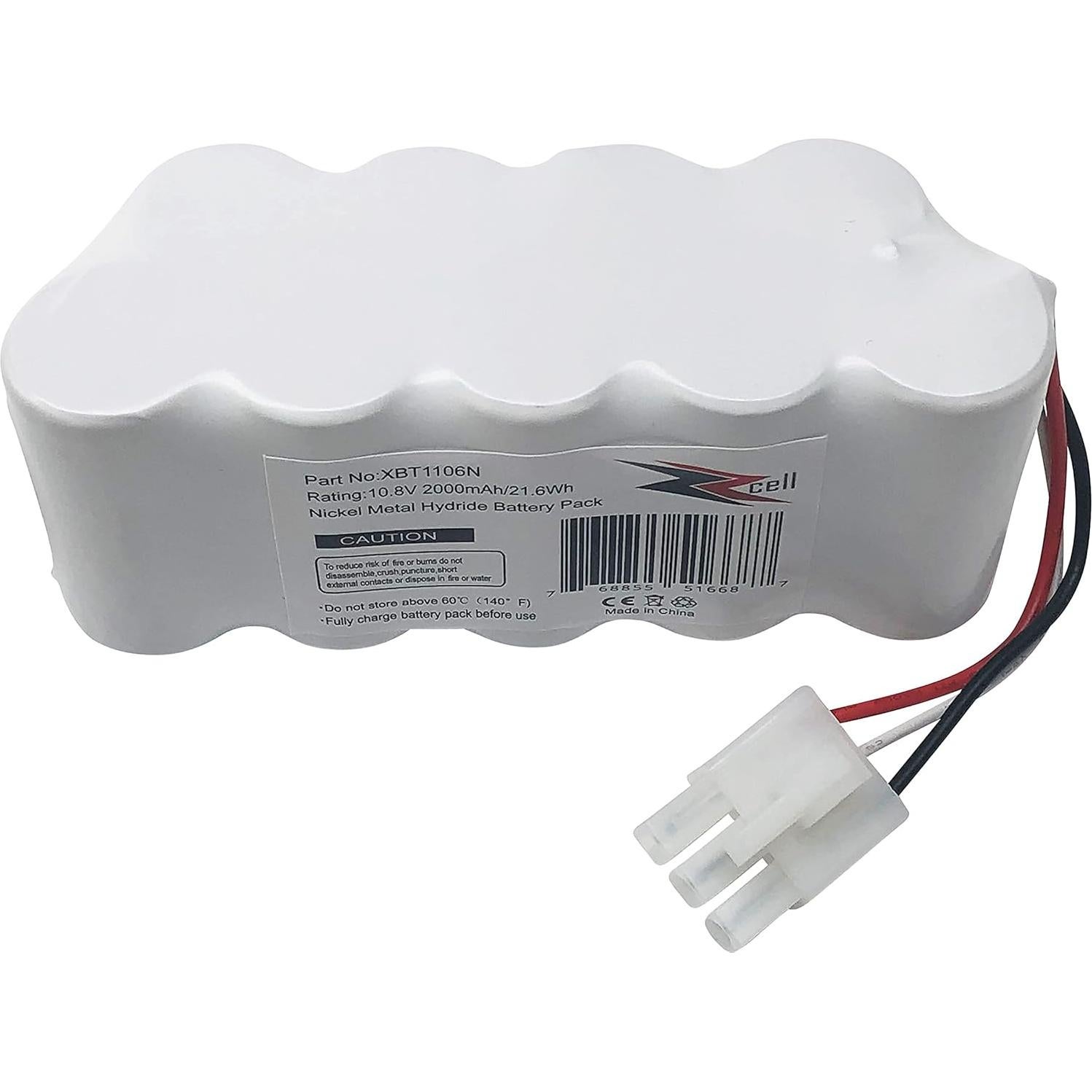 Batería Reemplazo Shark XBT1106N 10.8V 2000mAh Ni-MH