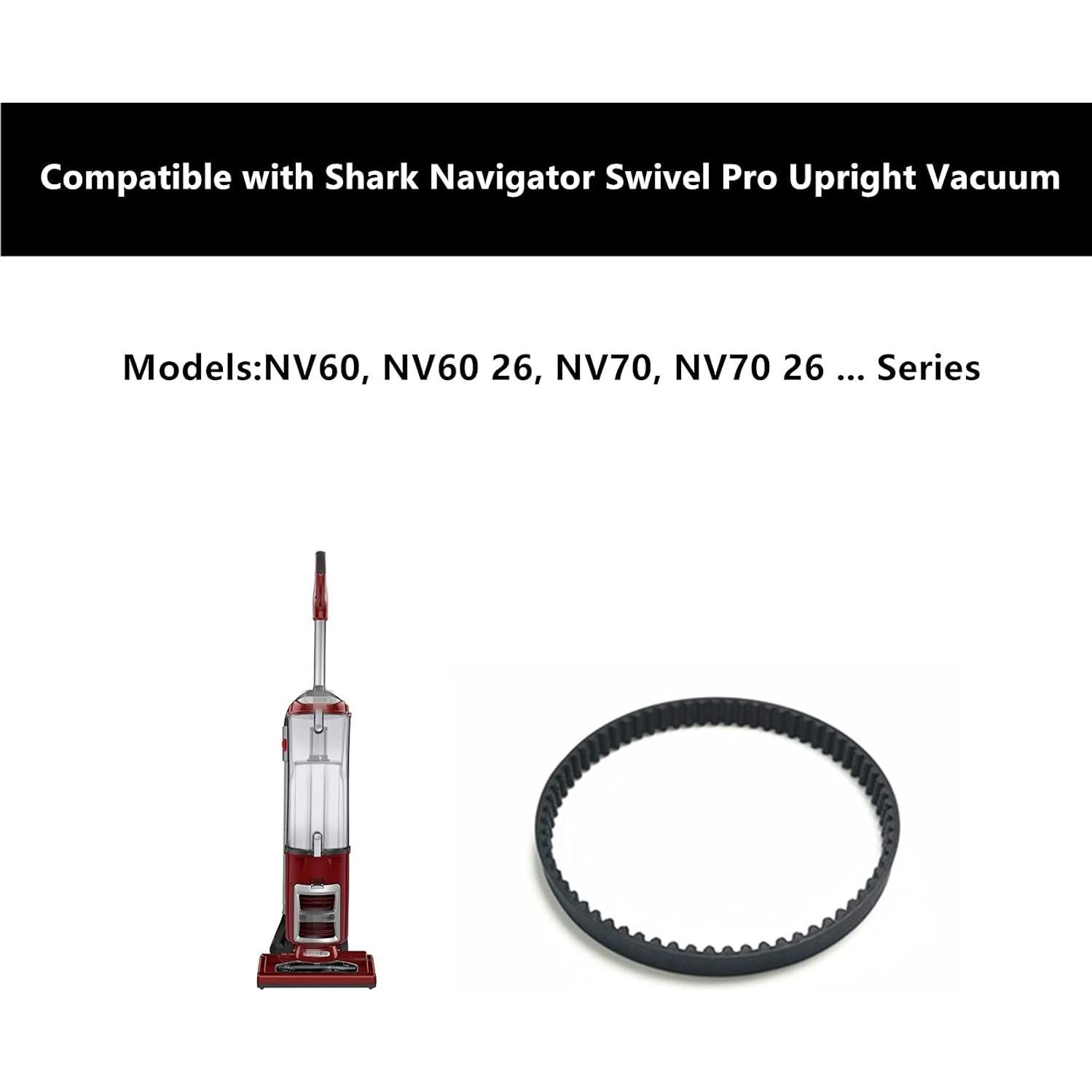 Correa de Reemplazo Shark Navigator NV60 NV70 - 2 Unidades