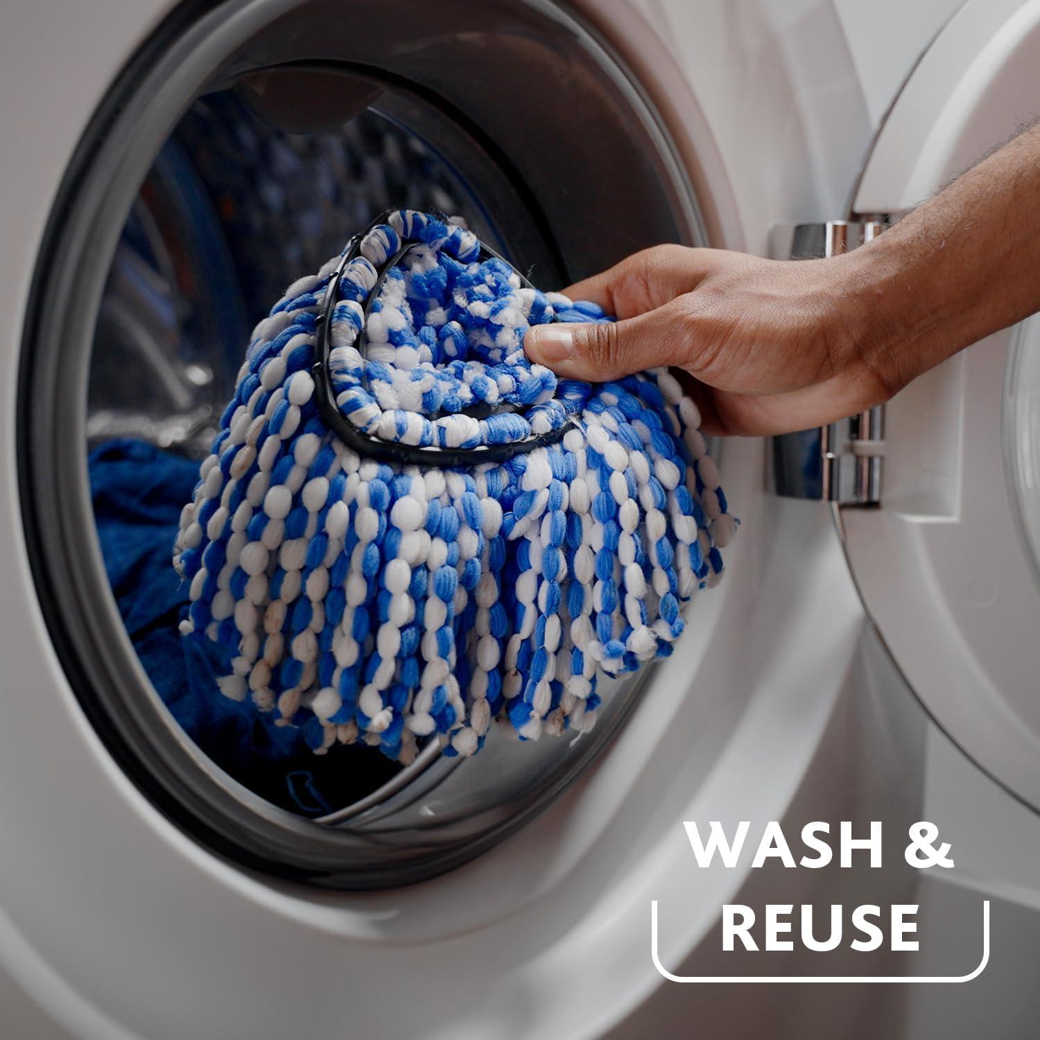 Mopa Giratoria O-Cedar RinseClean + Cubo + 2 Recambios Extra