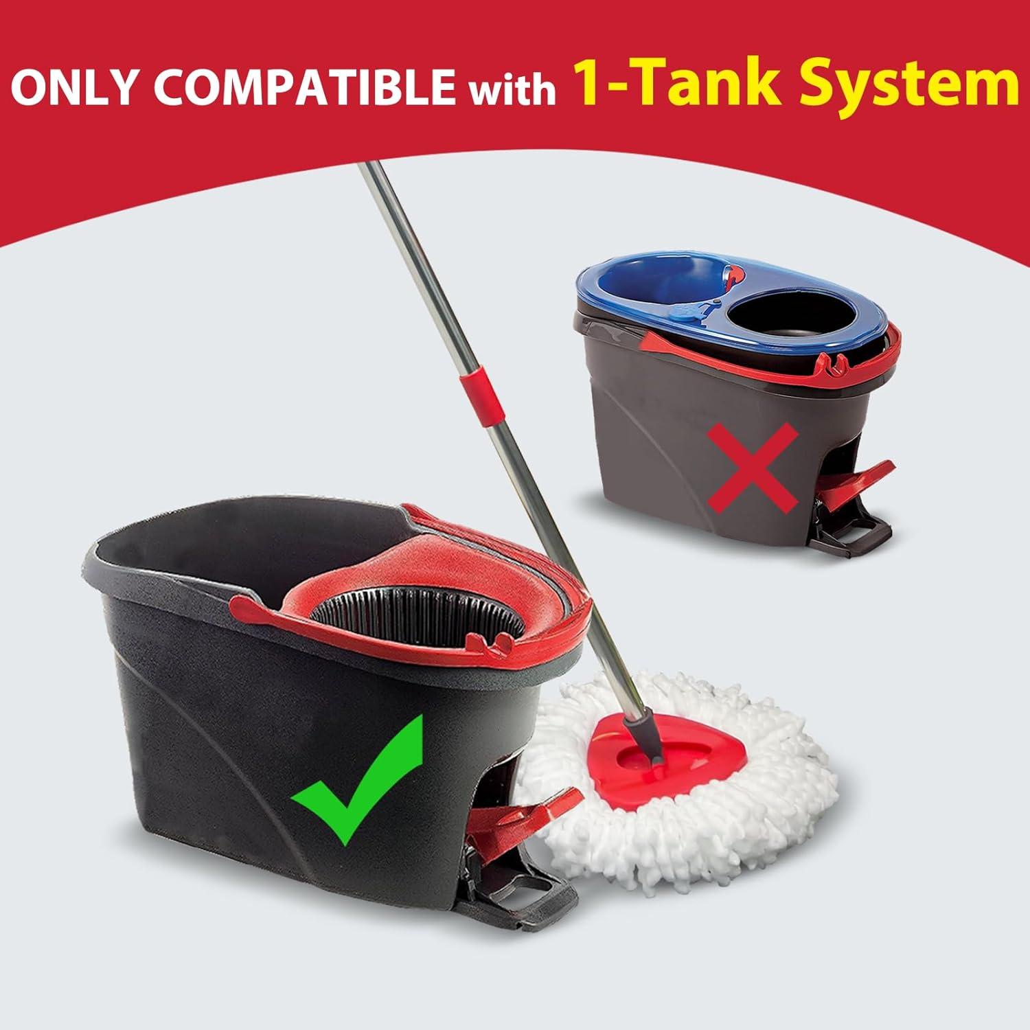 Juego de Reemplazo de Mopas Giratorias Nuorest para O-Cedar EasyWring