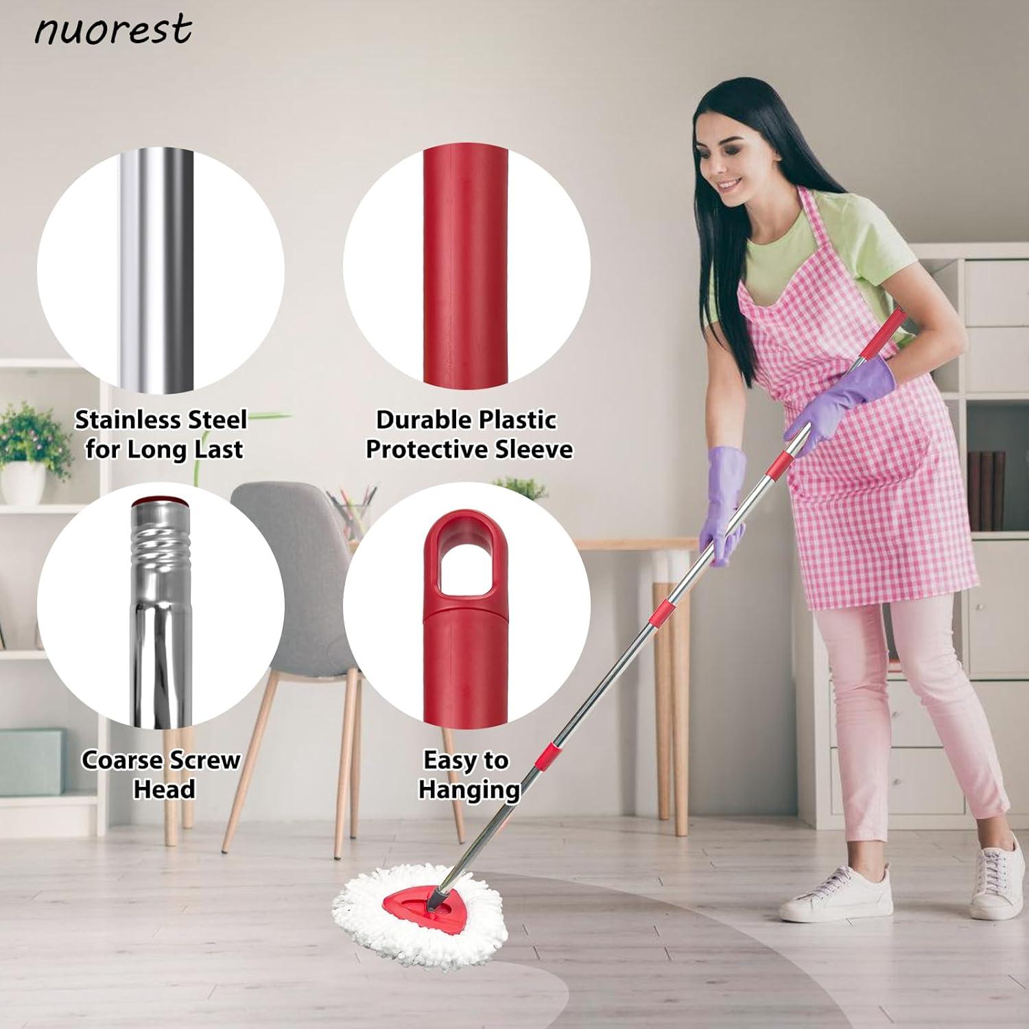 Juego de Reemplazo de Mopas Giratorias Nuorest para O-Cedar EasyWring