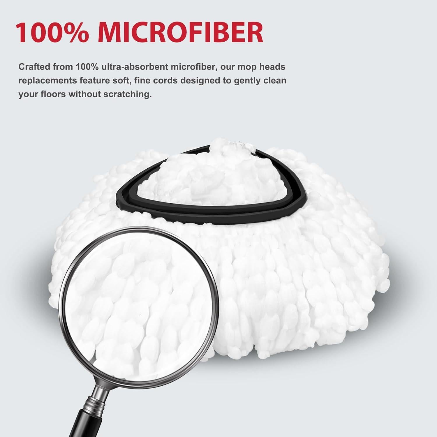 Juego de Reemplazo de Mopas Giratorias Nuorest para O-Cedar EasyWring