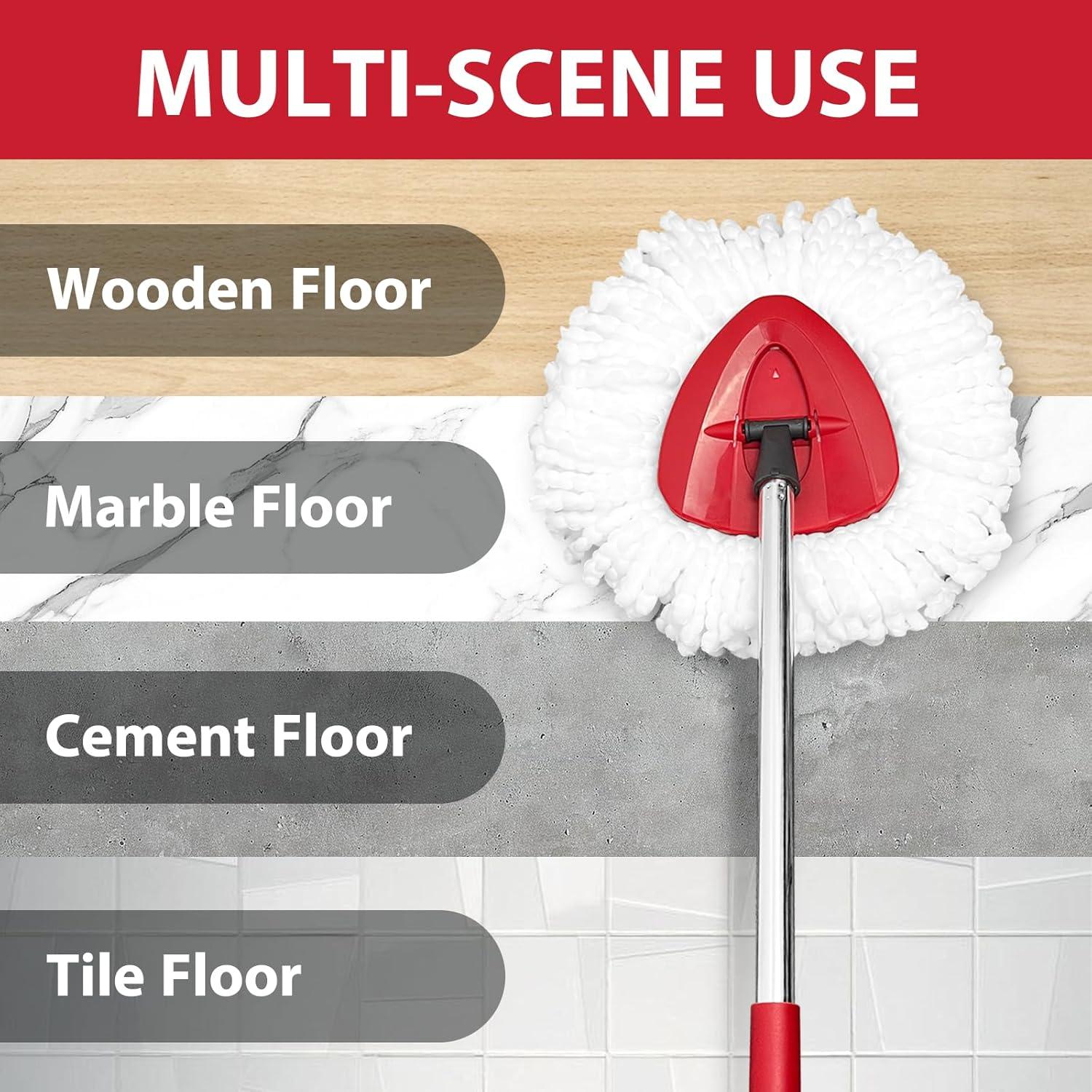 Juego de Reemplazo de Mopas Giratorias Nuorest para O-Cedar EasyWring