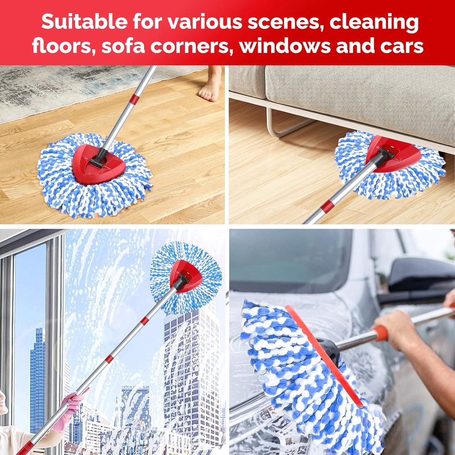 Cabezal de Repuesto O Cedar Spin Mop 2 Tanques Microfibra