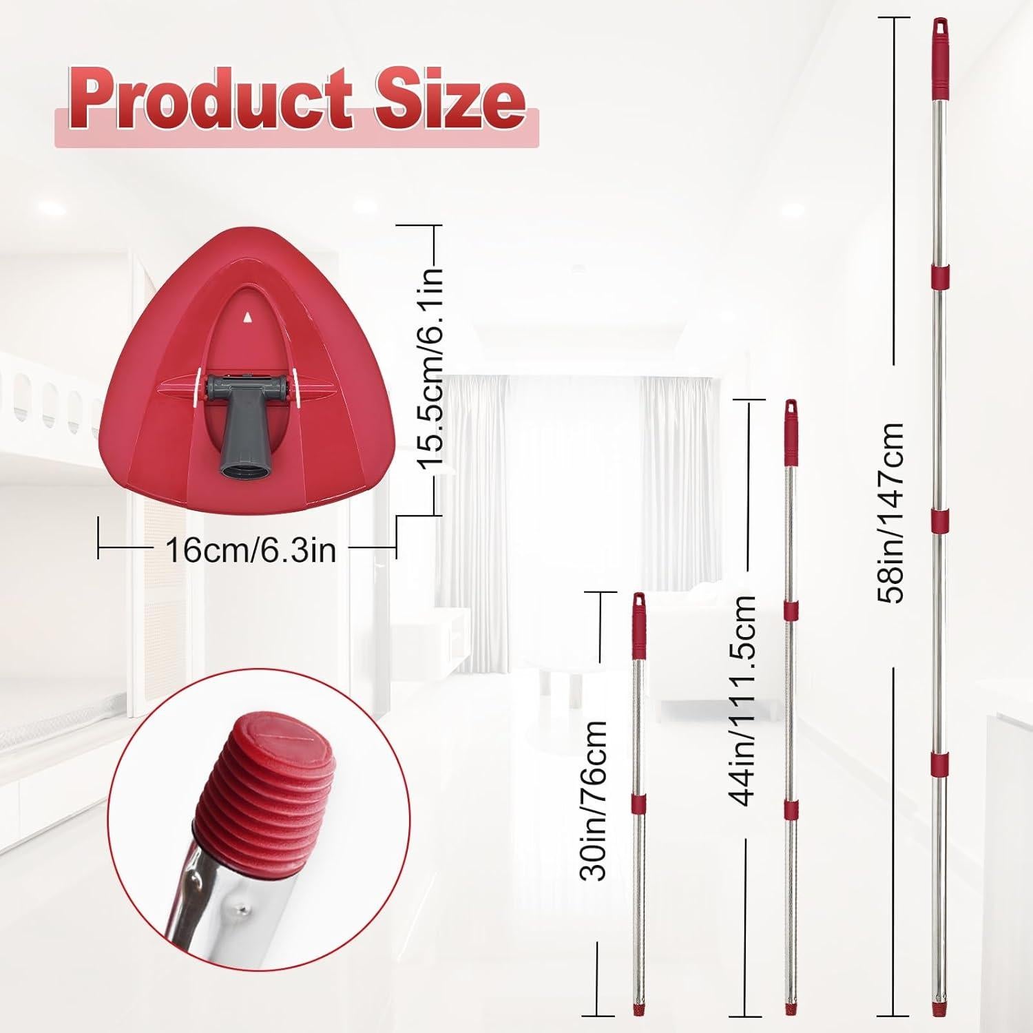 Mango de Mopa Ocedar con Base de Acero Inoxidable 1 Tanque