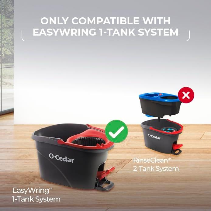 Repuesto Mop O-Cedar EasyWring Spin - Paquete de 2 Microfibra