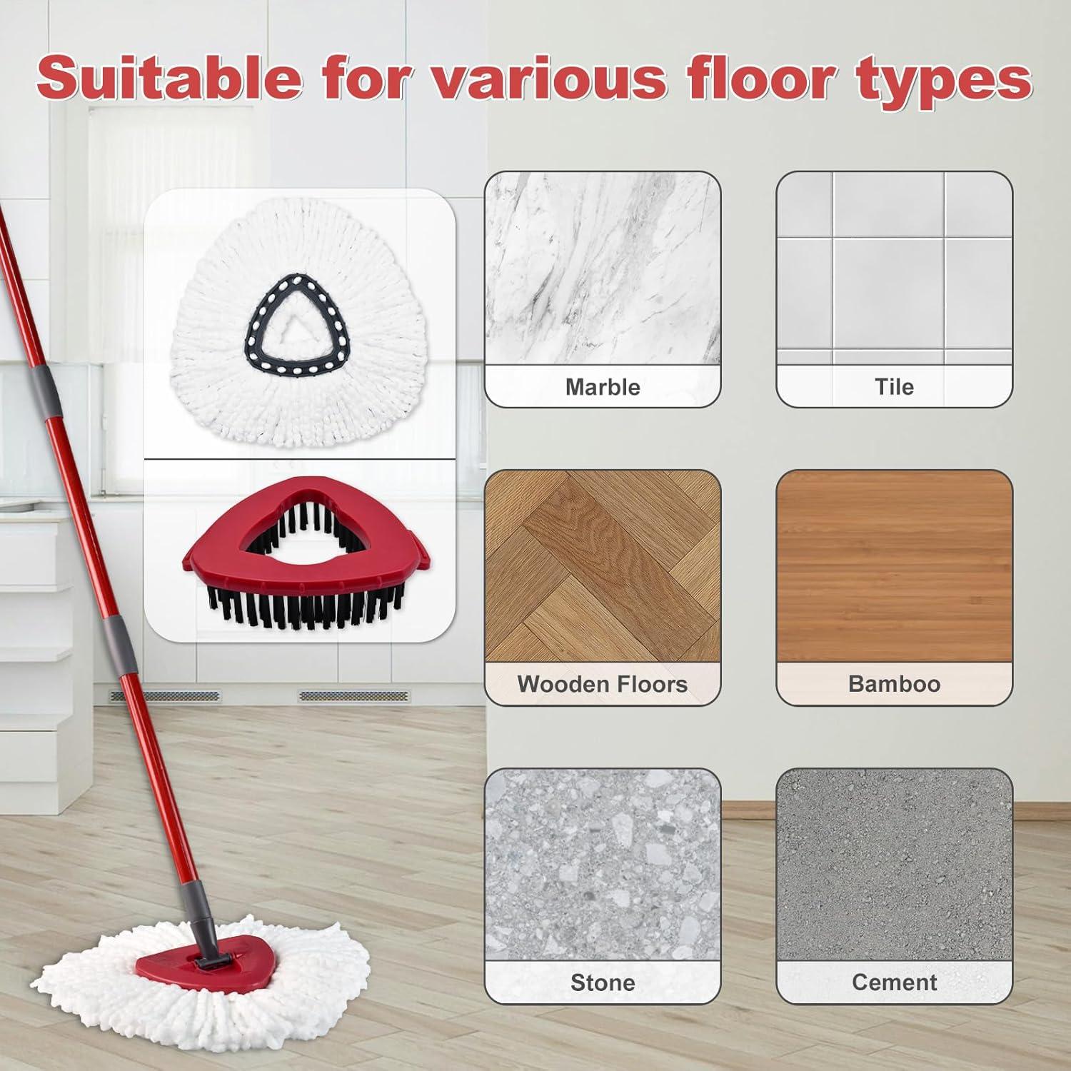 Cabezal y Mango de Repuesto Ocedar Spin Mop 30-58"
