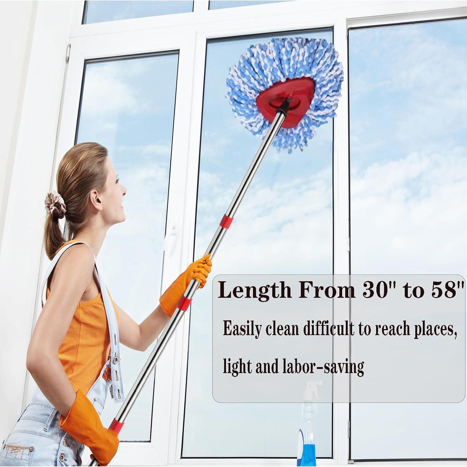 Mango de Repuesto para Mop Giratorio Fazlynyi 76-147 cm