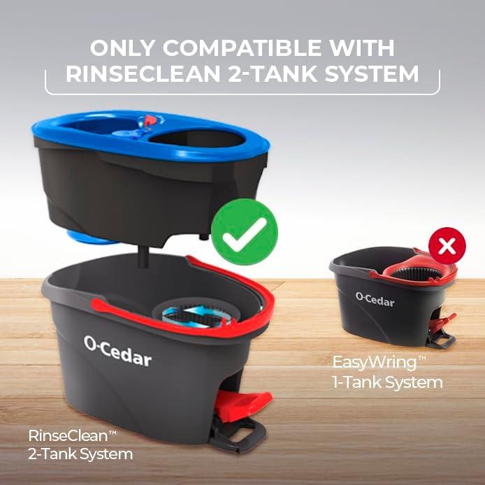 Cabezal de Mopa RinseClean Deep Clean O-Cedar | Microfibra | Lavable