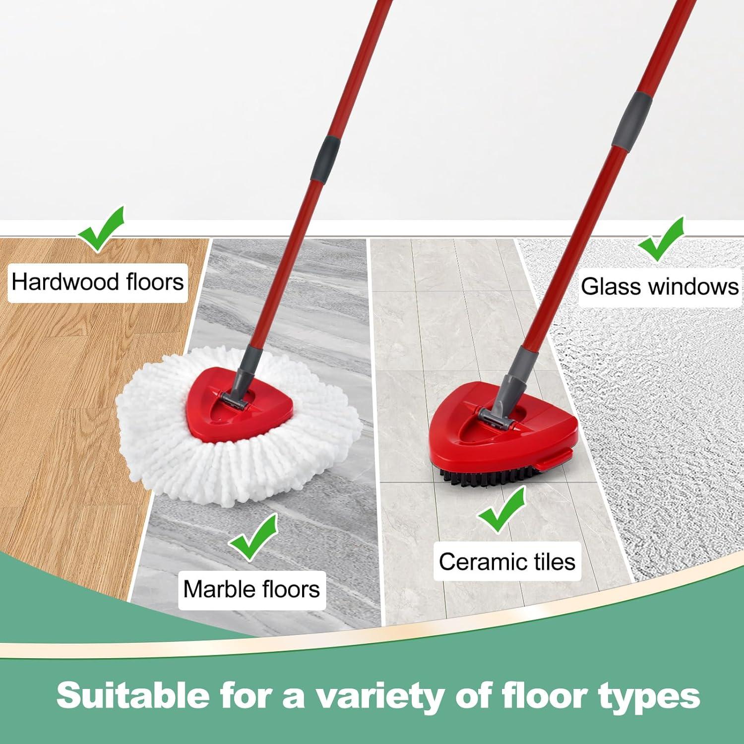 Reemplazo Cabezas de Mop Microfibra O-Cedar 3 Piezas + Cepillo