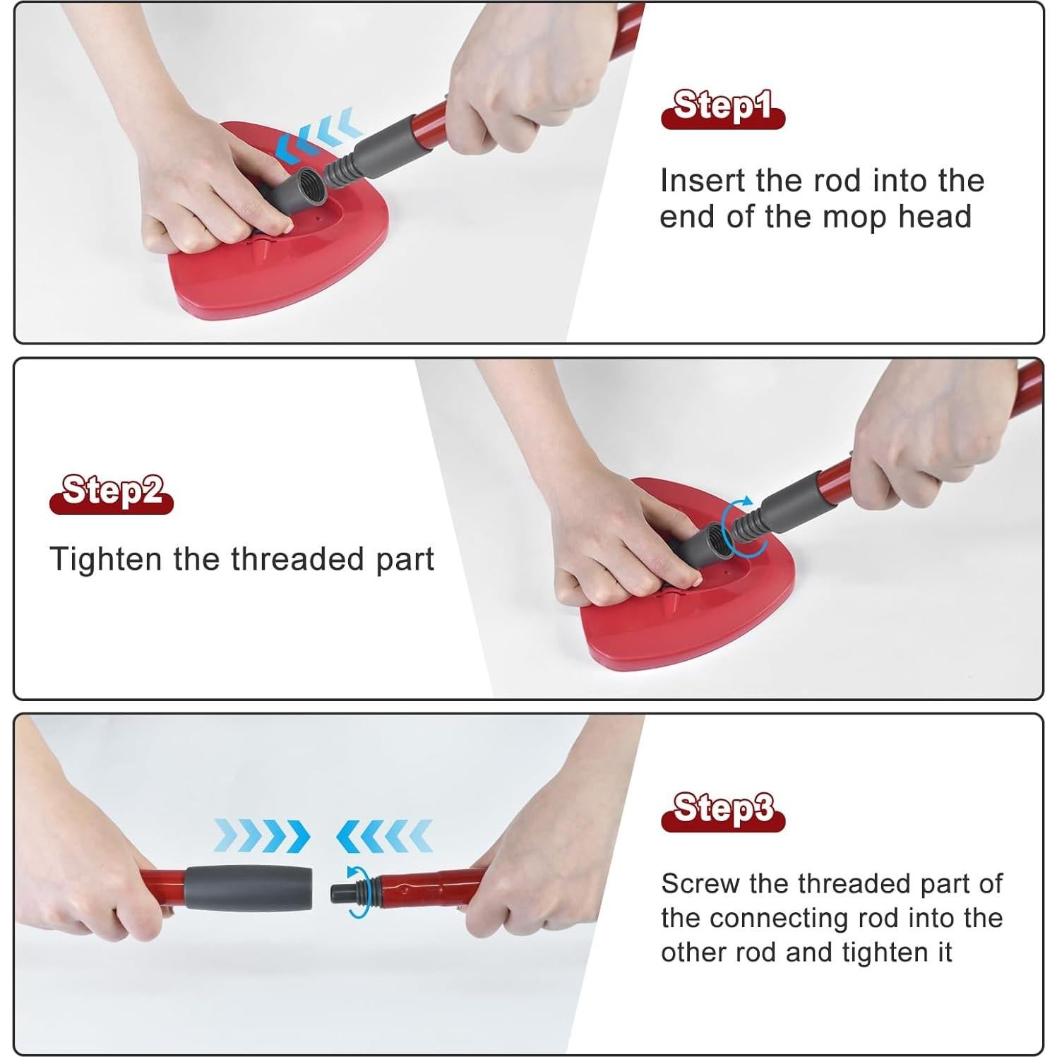 Mango de Mop Giratorio Ocedar DLAIMI Ajustable 76.2-147.3 cm