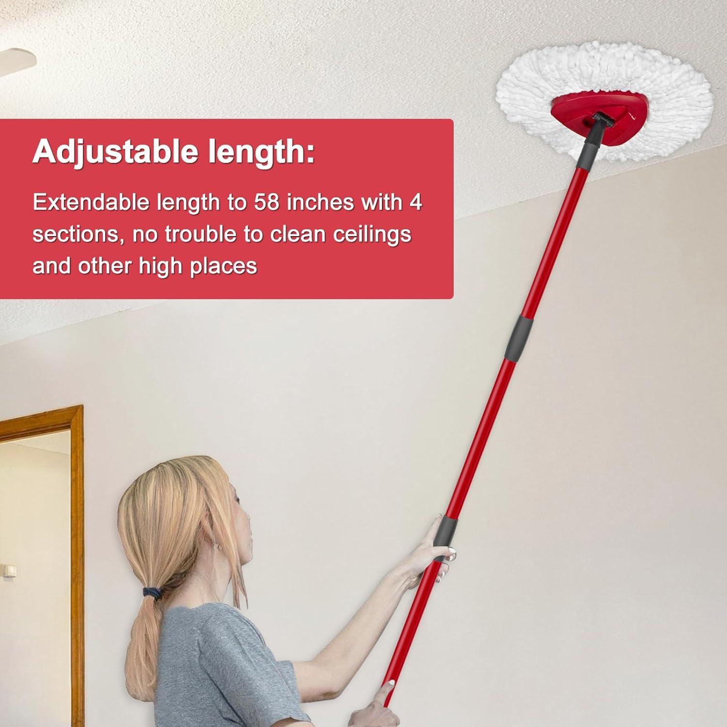 Mango de Mop Giratorio Ocedar DLAIMI Ajustable 76.2-147.3 cm