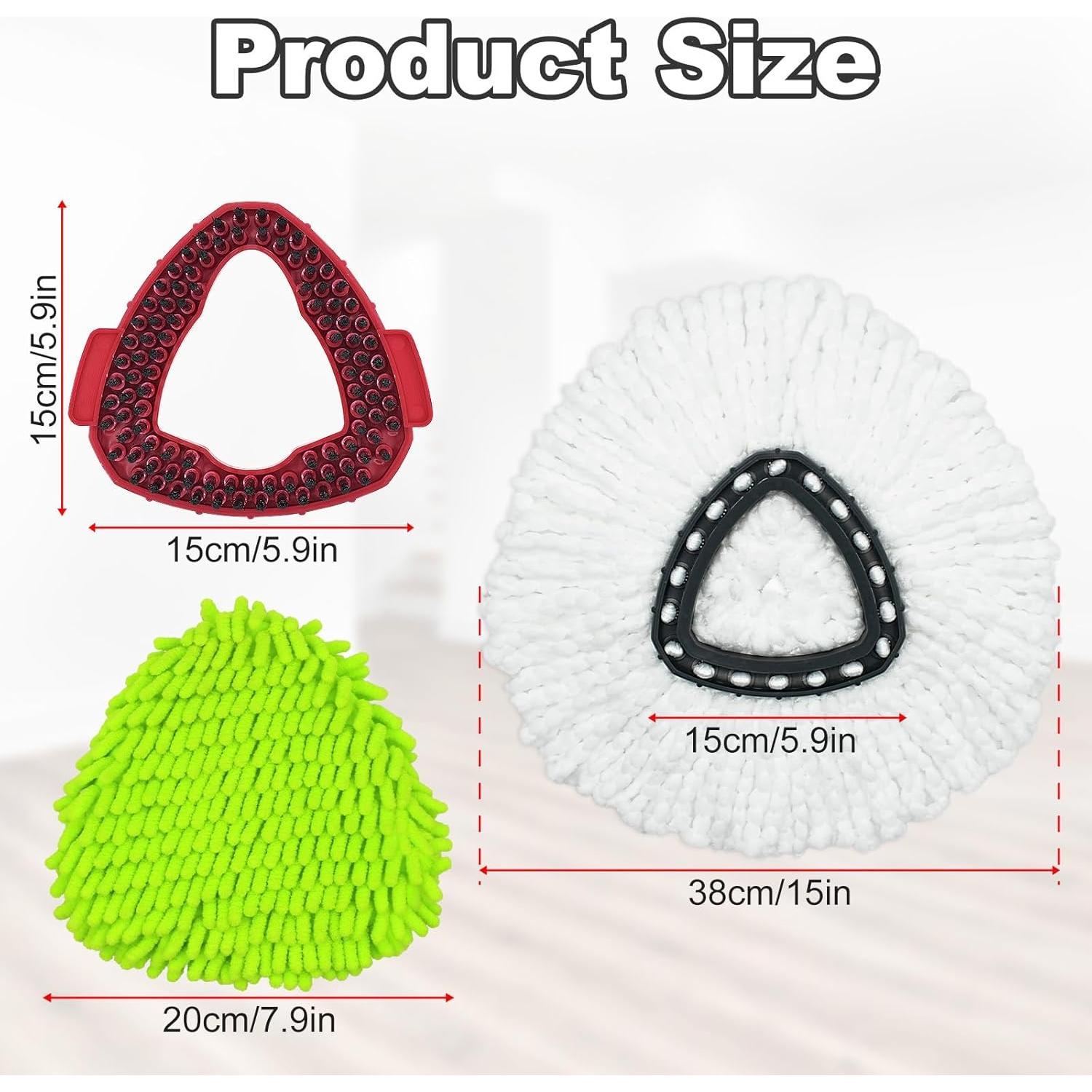 Reemplazo de cabezales de mopa Ocedar EasyWring 4 unidades