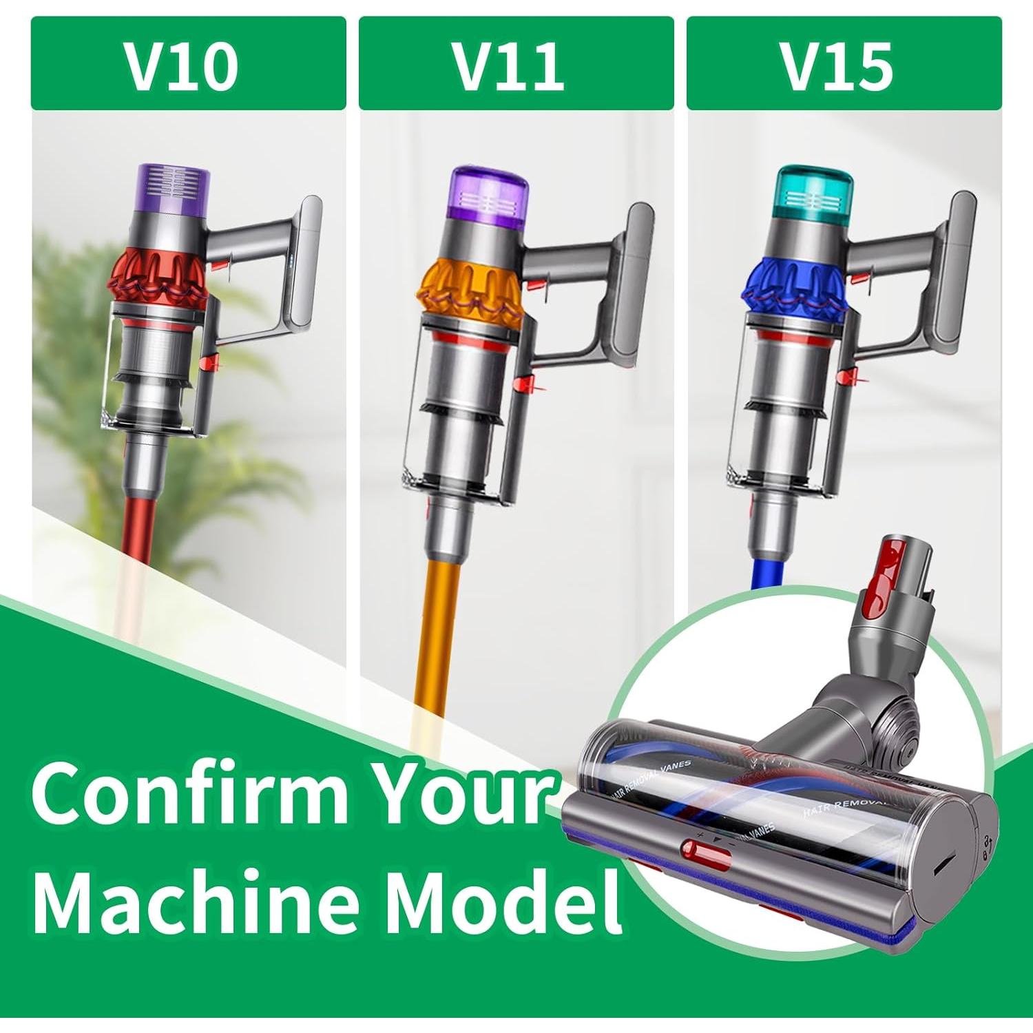 Cabezal de limpieza Klypticfit para Dyson V10 V11 V15 27 cm