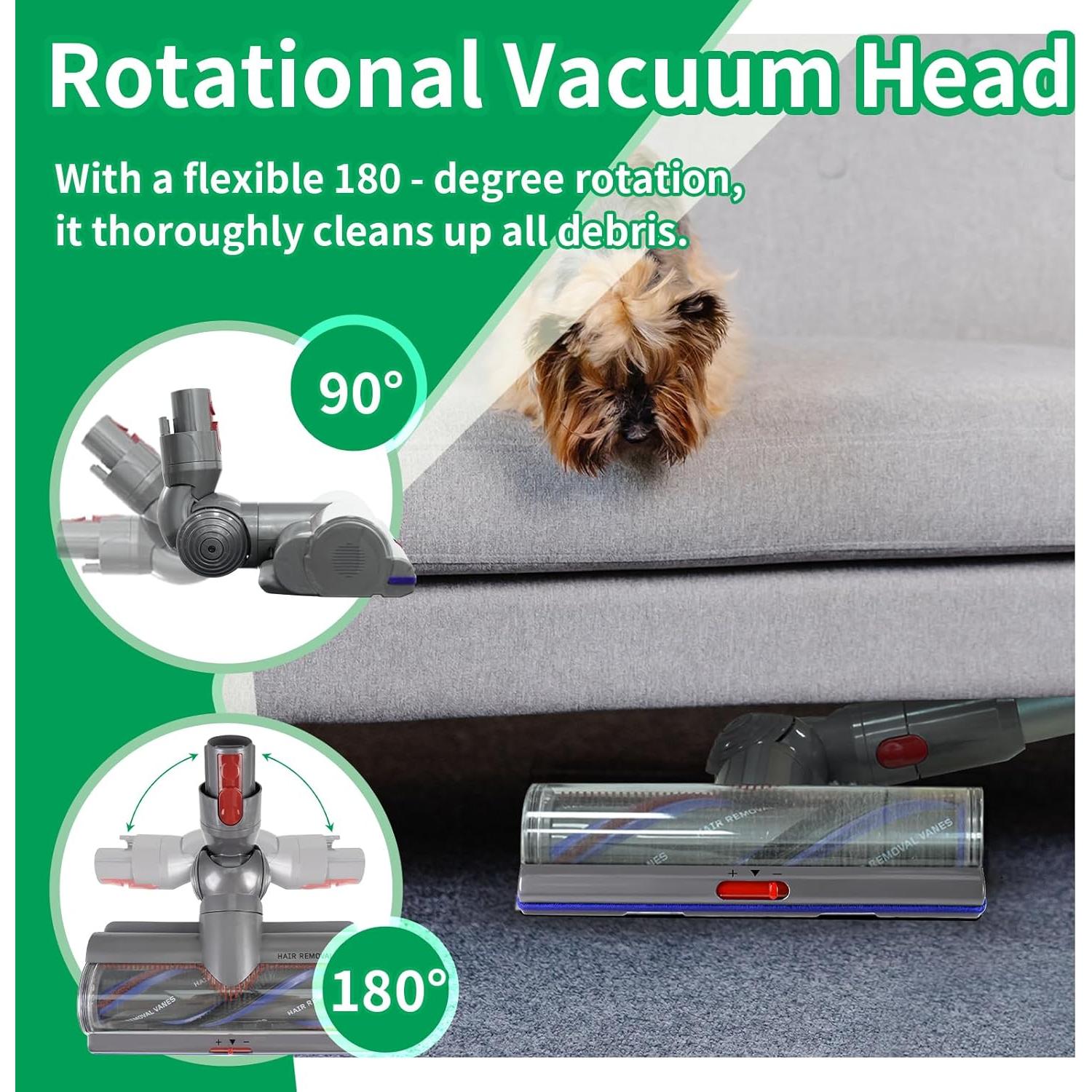 Cabezal de limpieza Klypticfit para Dyson V10 V11 V15 27 cm