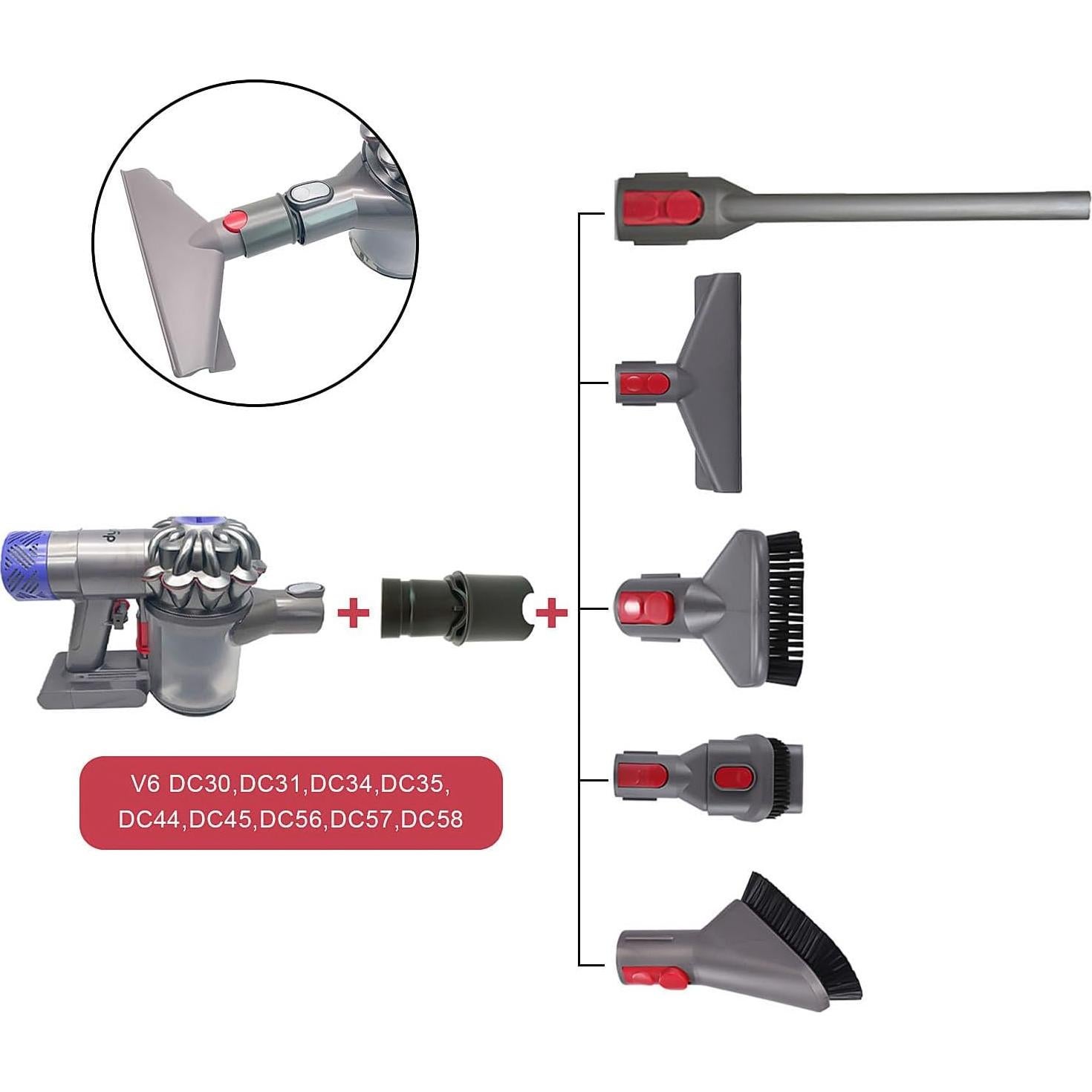 Accesorio de Manguera Extendida para Dyson Gen5 V8 V10 V11 V12 V15