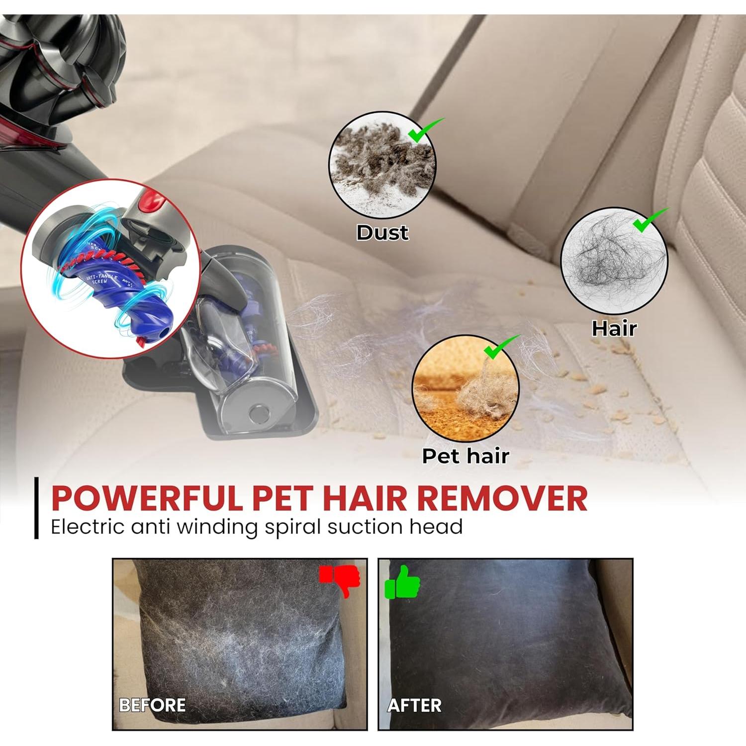 Cabezal Mini Motorizado VACEXT para Aspiradoras Dyson V7 V8 V10 V11 V15