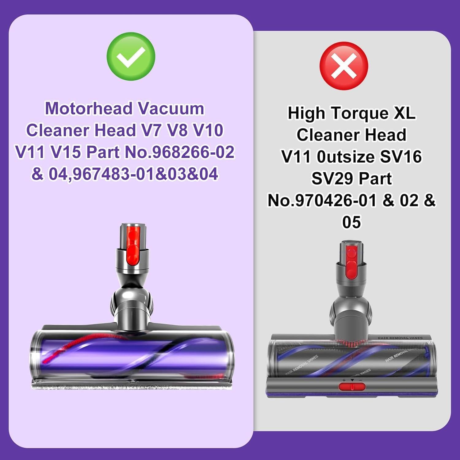 Cabezal de Limpieza de Transmisión Directa Odashen para Dyson V7 V8 V10 V11 V15