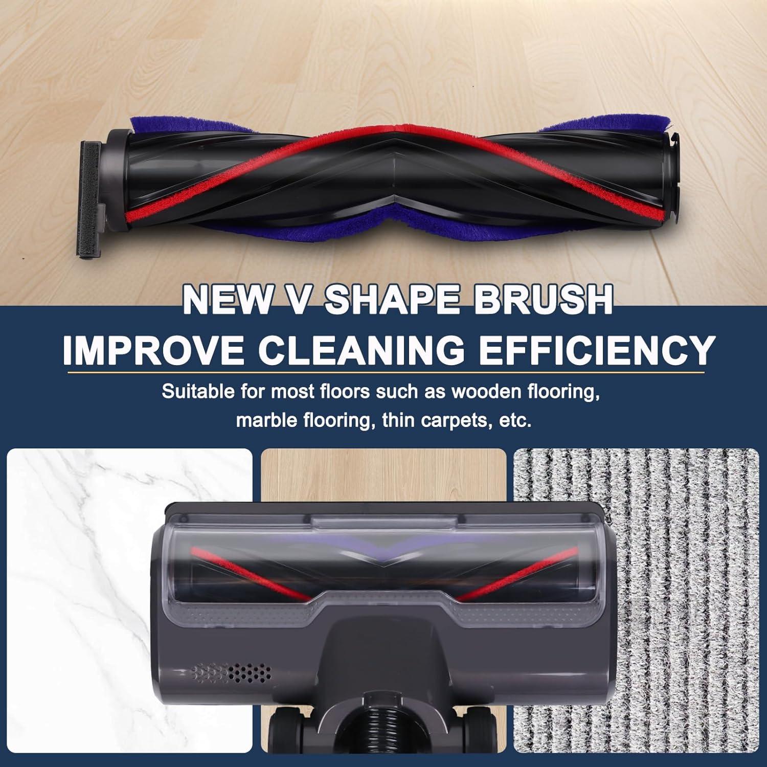 Cabezal de Cepillo HESTIA para Aspiradoras Dyson V7 V15 26cm