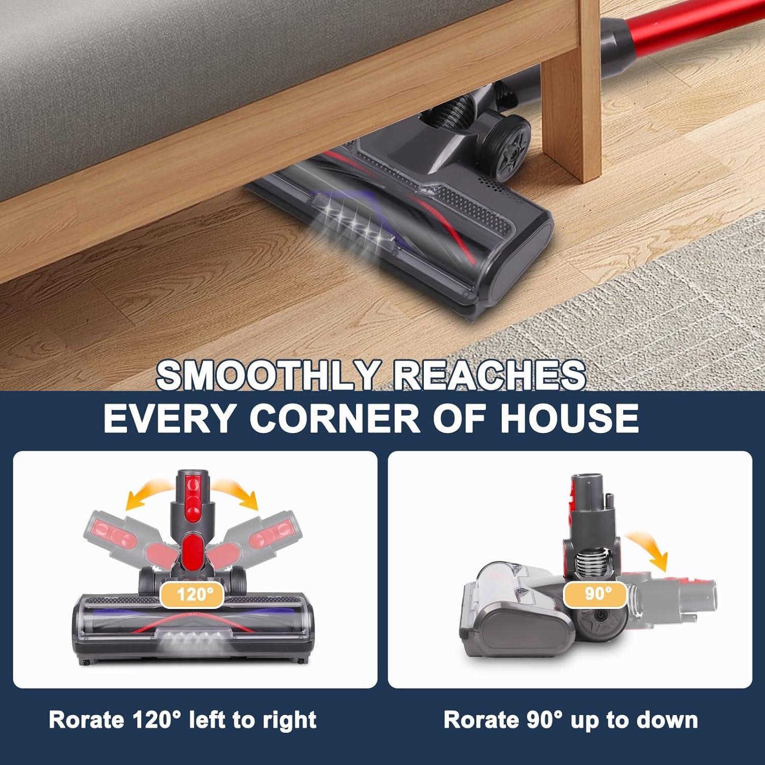 Cabezal de Cepillo HESTIA para Aspiradoras Dyson V7 V15 26cm