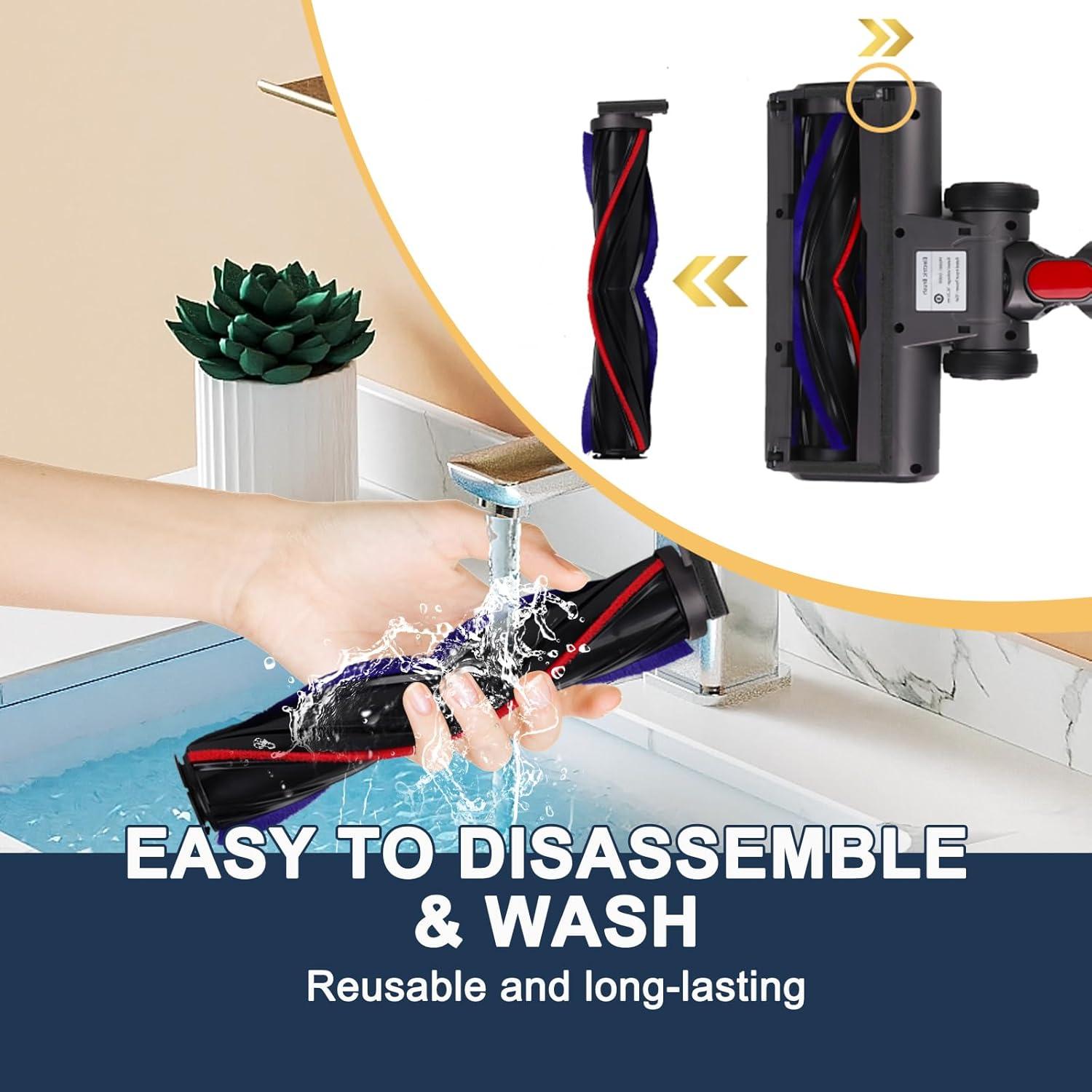 Cabezal de Cepillo HESTIA para Aspiradoras Dyson V7 V15 26cm