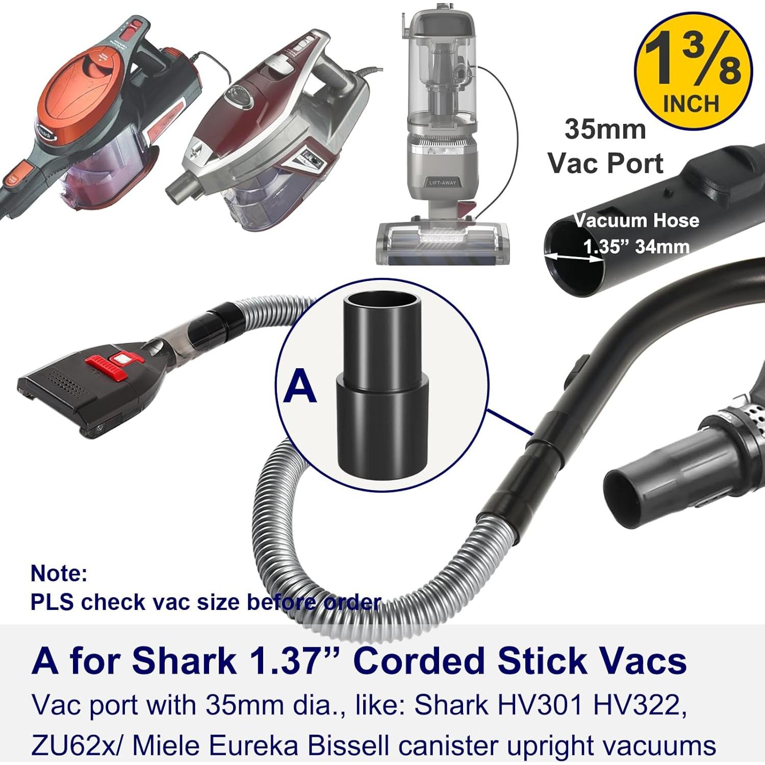 Accesorio de Aspiradora Portek para Pelo de Perro - Compatible Shark y Miele