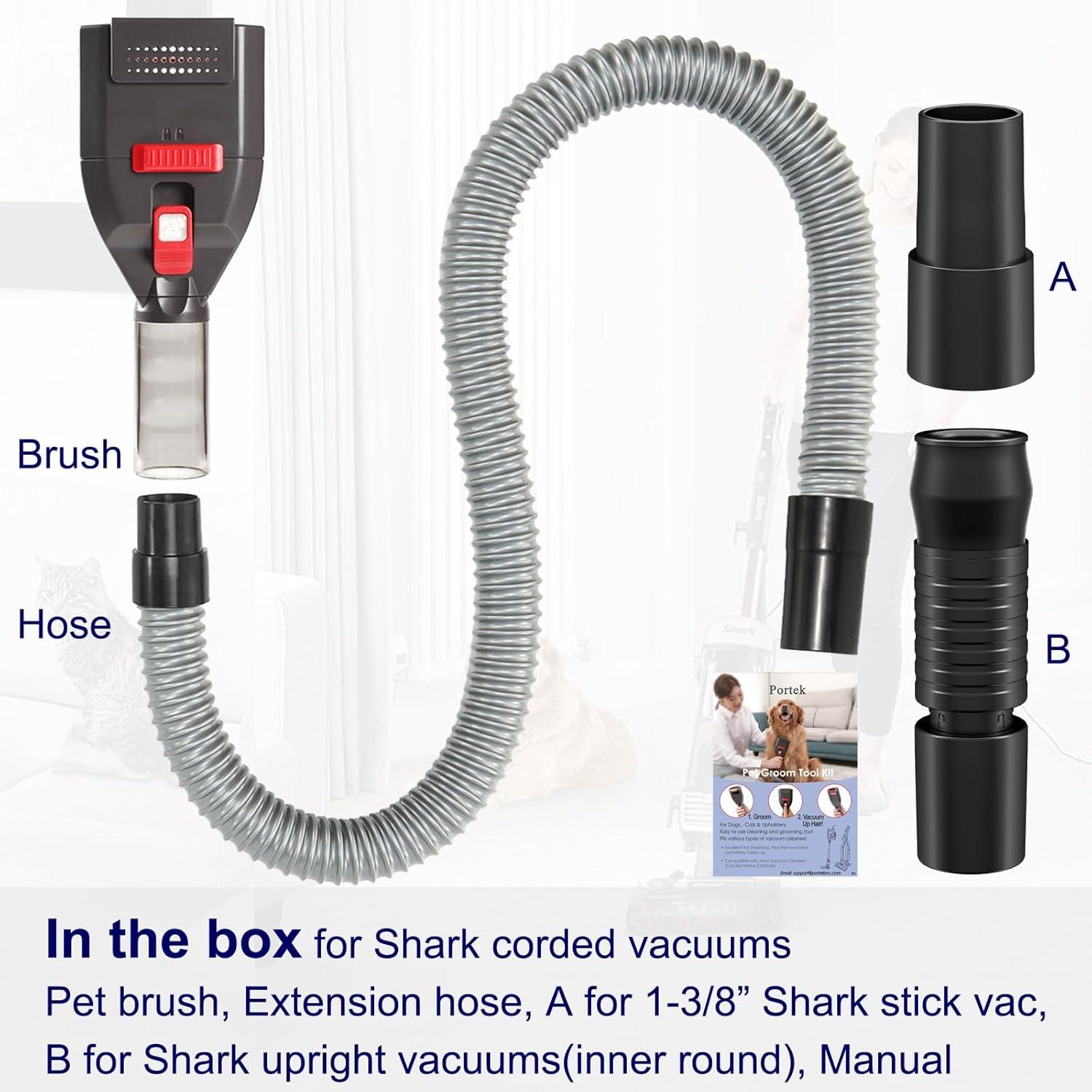 Accesorio de Aspiradora Portek para Pelo de Perro - Compatible Shark y Miele