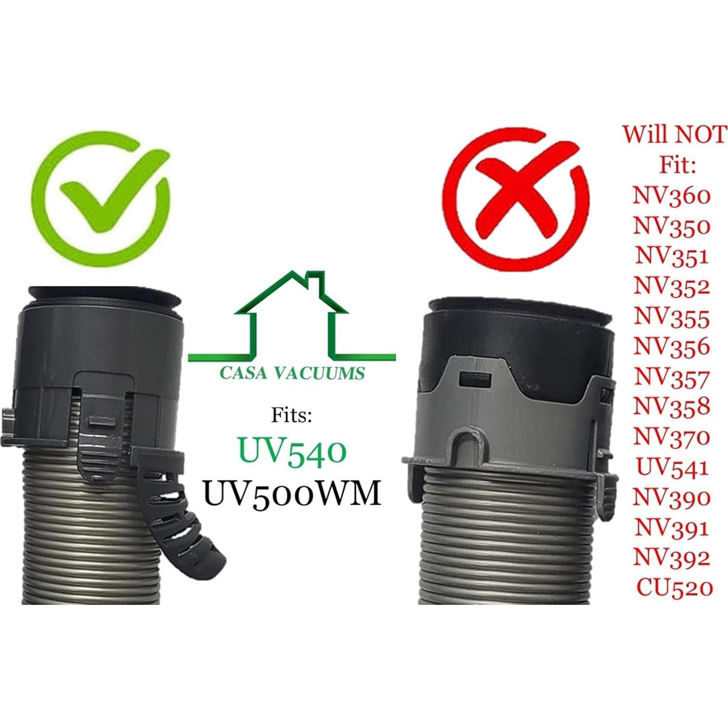 Manguera y Mango de Reemplazo Casa Vacuums UV540 UV500WM 3.05m