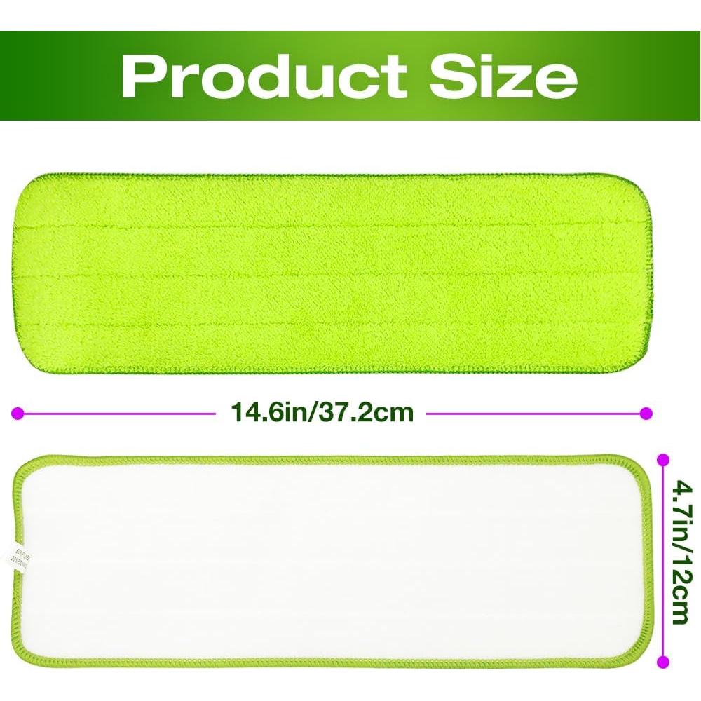 Paquete de 5 Paños de Microfibra Reutilizables para Swiffer Powermop