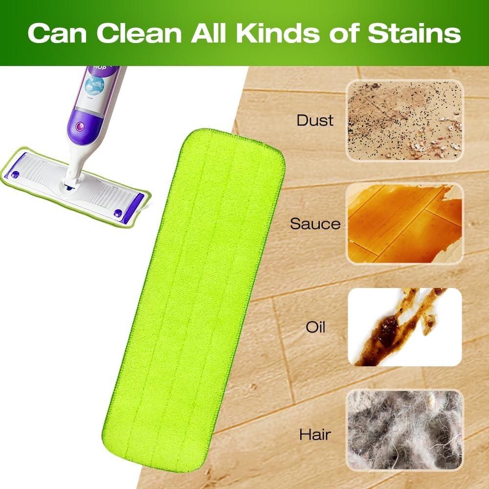 Paquete de 5 Paños de Microfibra Reutilizables para Swiffer Powermop