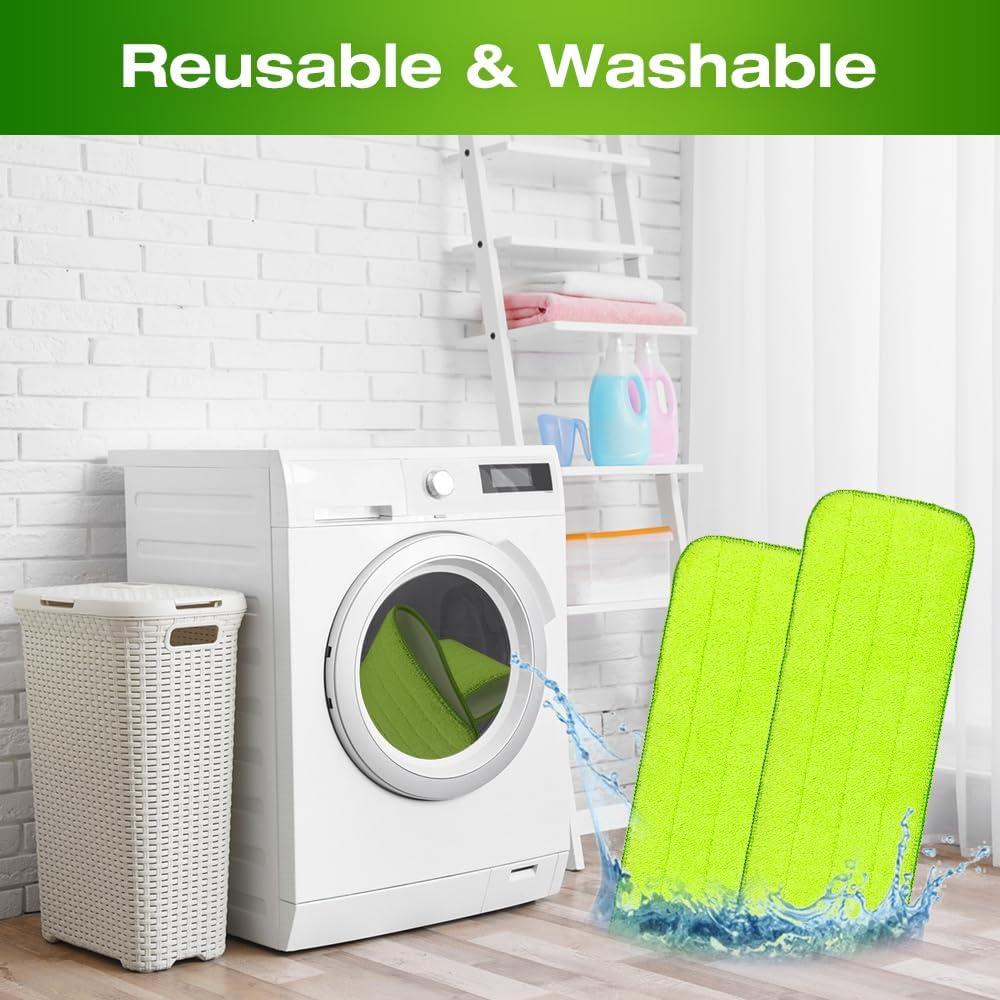 Paquete de 5 Paños de Microfibra Reutilizables para Swiffer Powermop