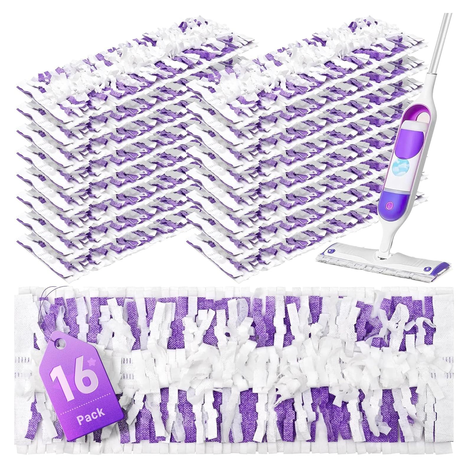 16 Almohadillas Desechables para Mopas Swiffer PowerMop