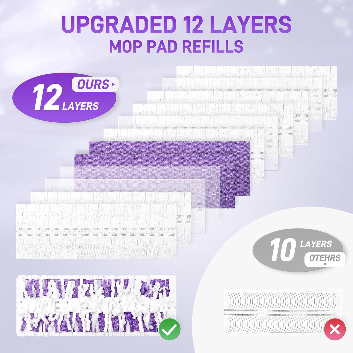 16 Almohadillas Desechables para Mopas Swiffer PowerMop