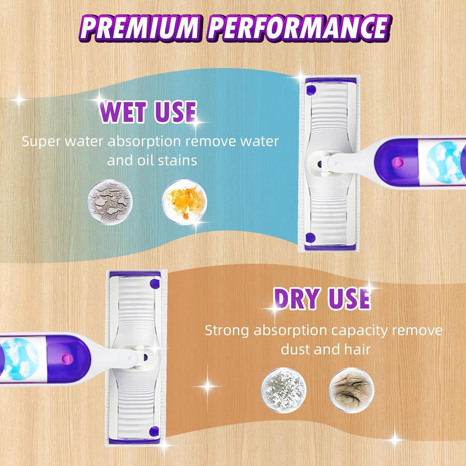 25 Almohadillas de Recarga para Mopa Swiffer DrFlito 39.9cm