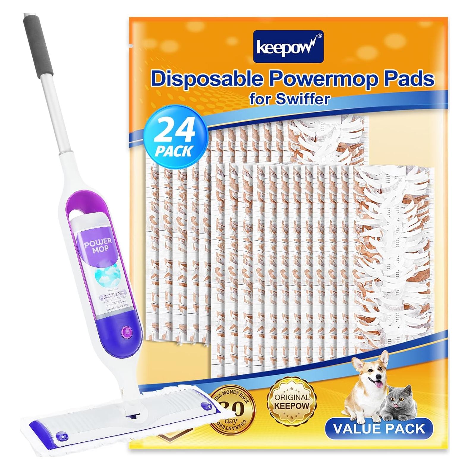 24 Recargas Almohadillas Desechables Mopas KEEPOW Multi-Superficie