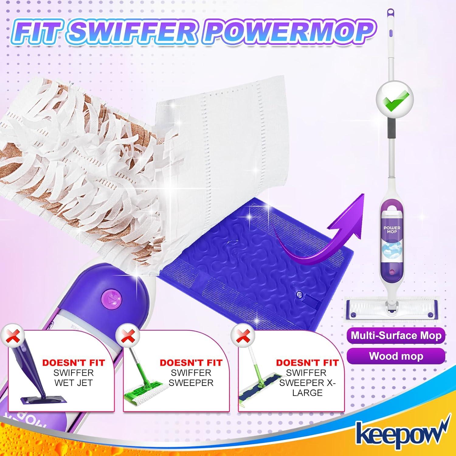 24 Recargas Almohadillas Desechables Mopas KEEPOW Multi-Superficie